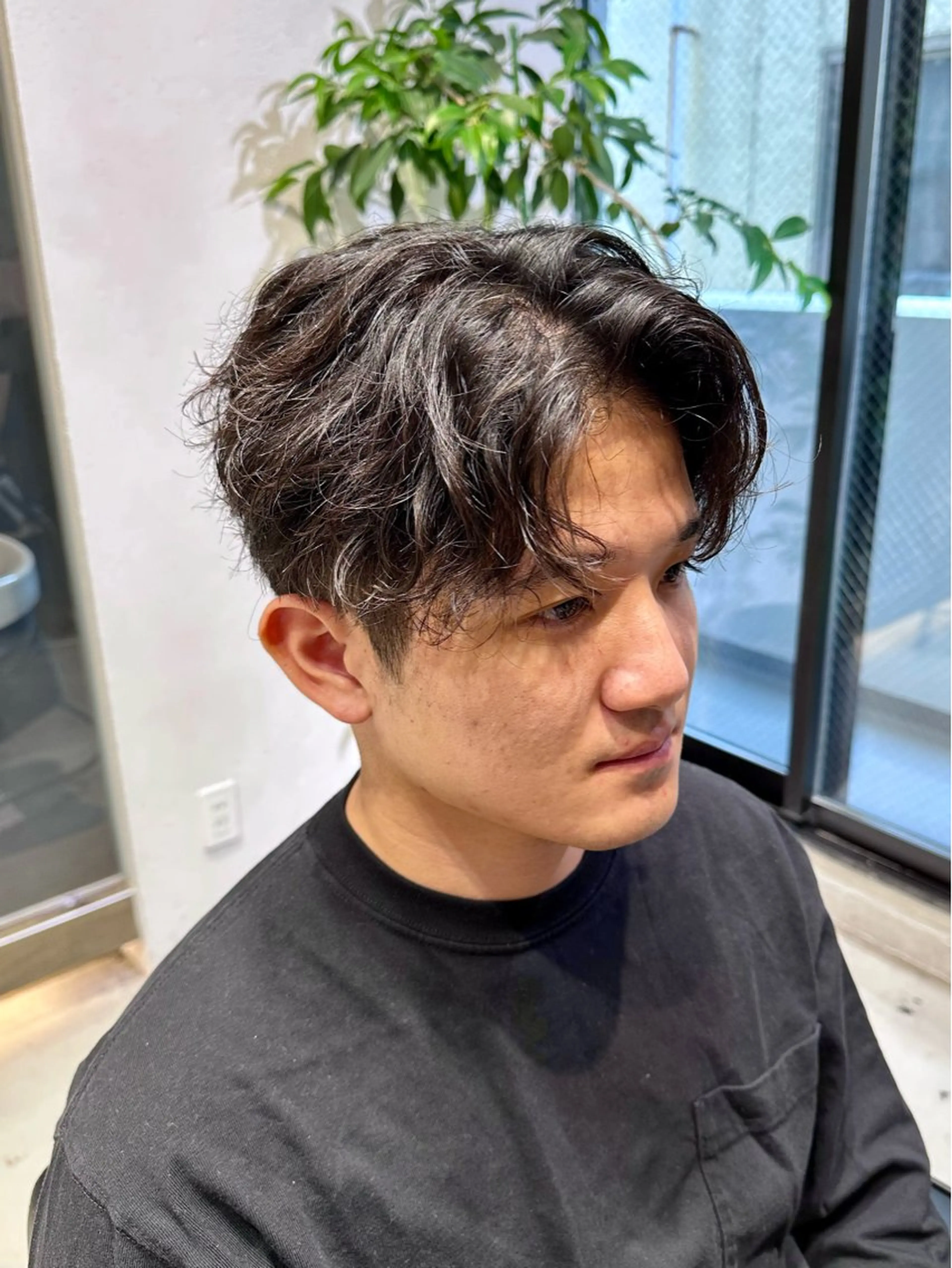 ショート パーマ メンズ カット パーマ 横浜/カット/ HAYATOのヘアスタイル