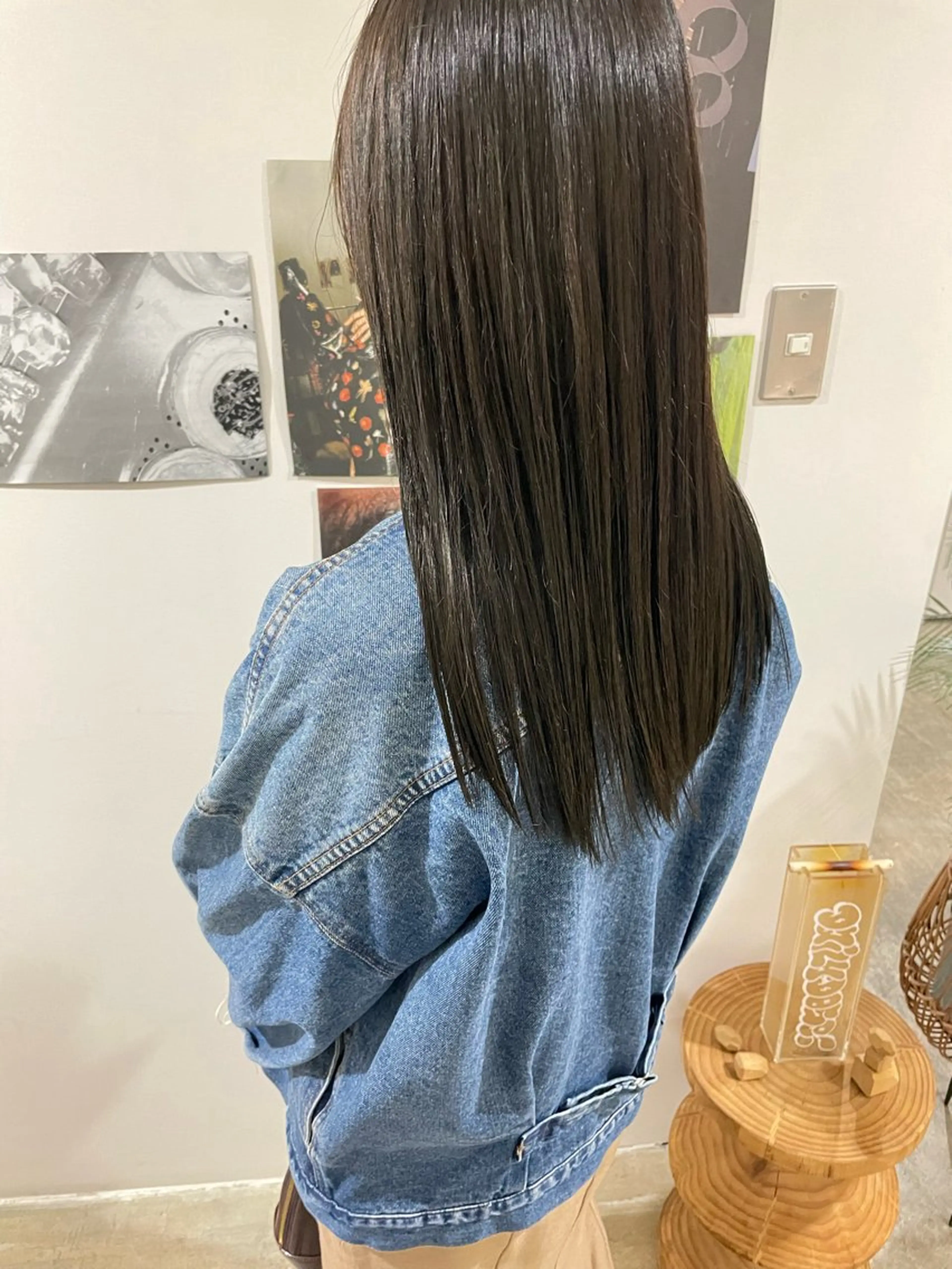 カラー 髪質改善 カット 縮毛矯正 トリートメント 大迫 江梨のヘアスタイル
