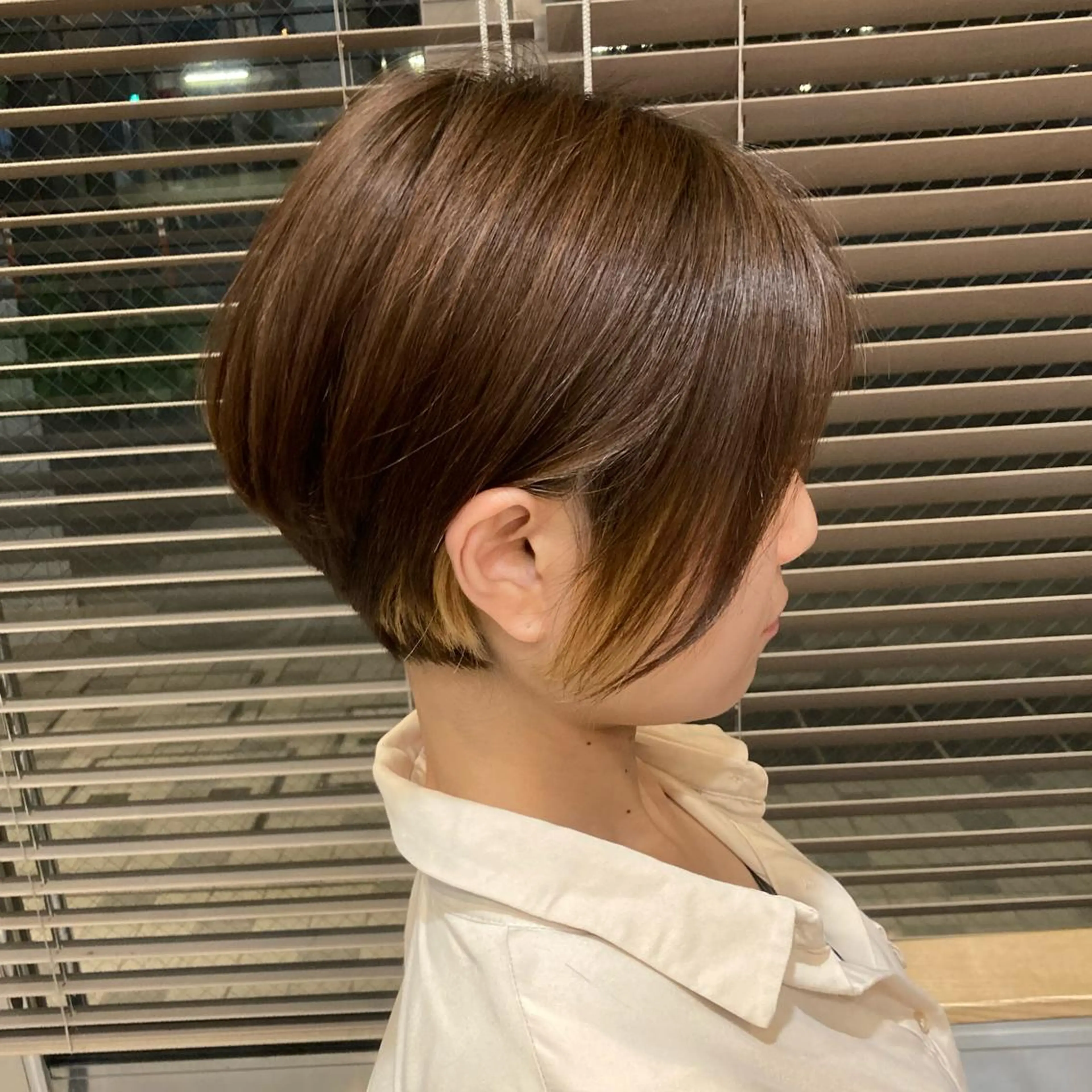ショート ショートボブ 丸みショート ボブ ショートヘア 透明感カラー☆ 中村隆寛のヘアスタイル