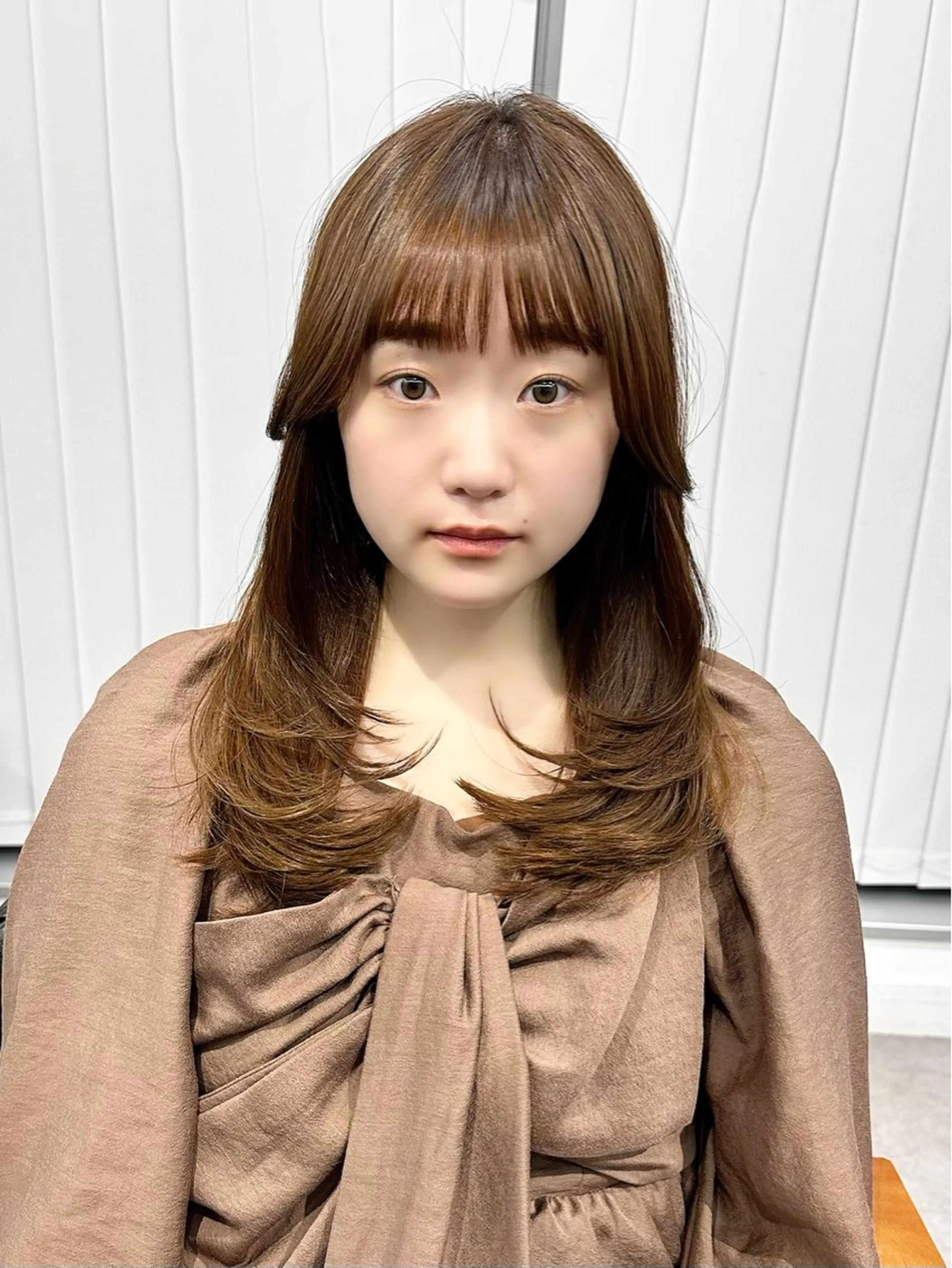 セミロング カラー パーマ ヘアアレンジ メンズ キッズ カット ヘアカラー 骨格似合わせ レイヤー🌿JUNのヘアスタイル