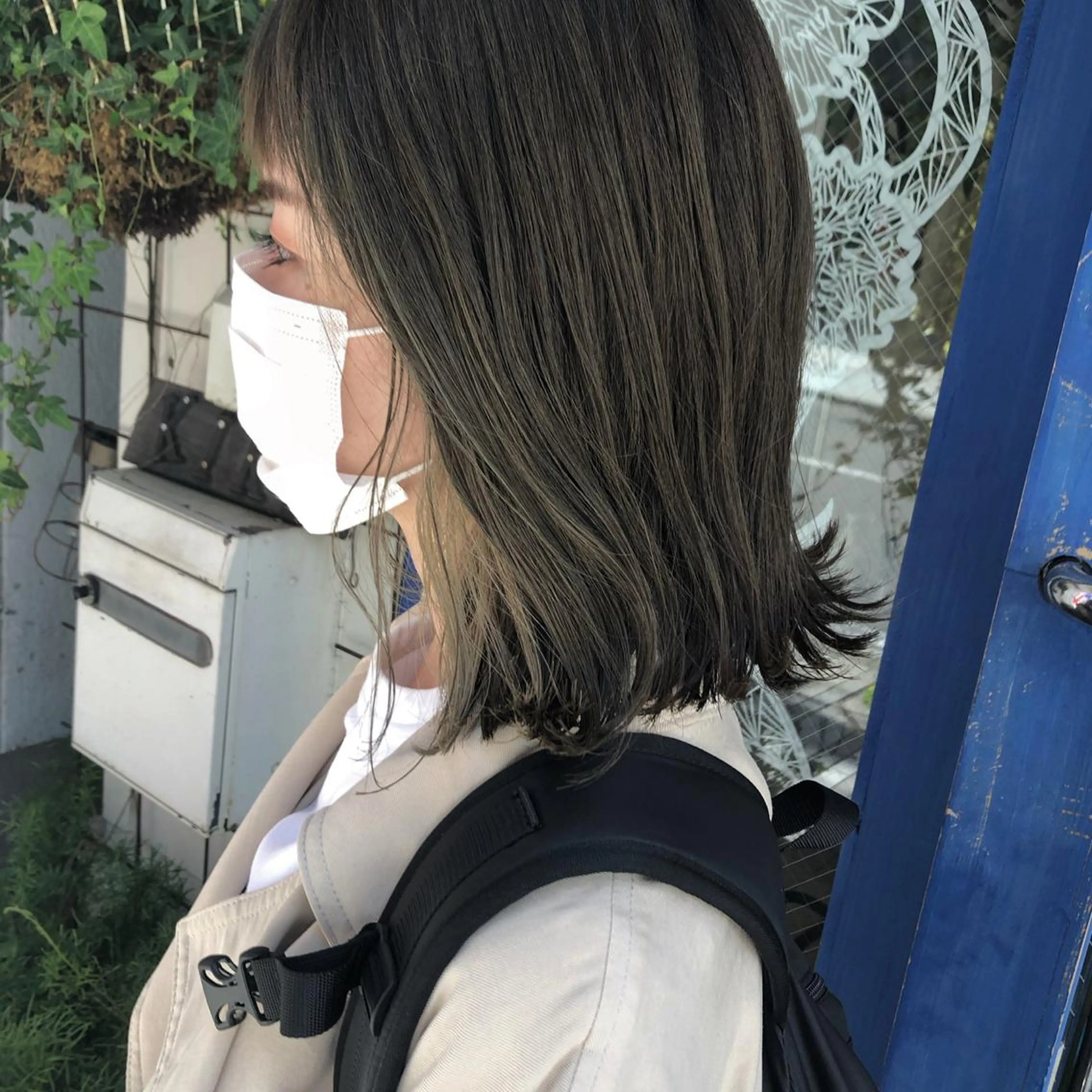 ミディアム カラー ヘアアレンジ ベージュカラー オリーブベージュ 髪の悩みを解決！ 那須達敦のヘアスタイル