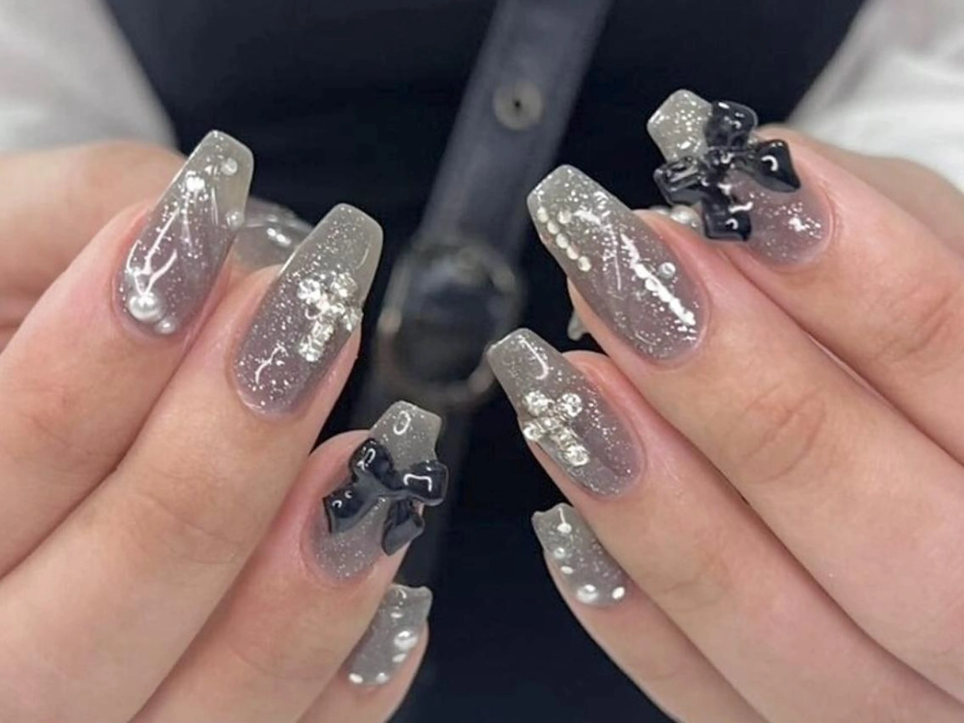 ネイル アートネイル 持ち込み 🦋y y Nail 🤍のネイルデザイン