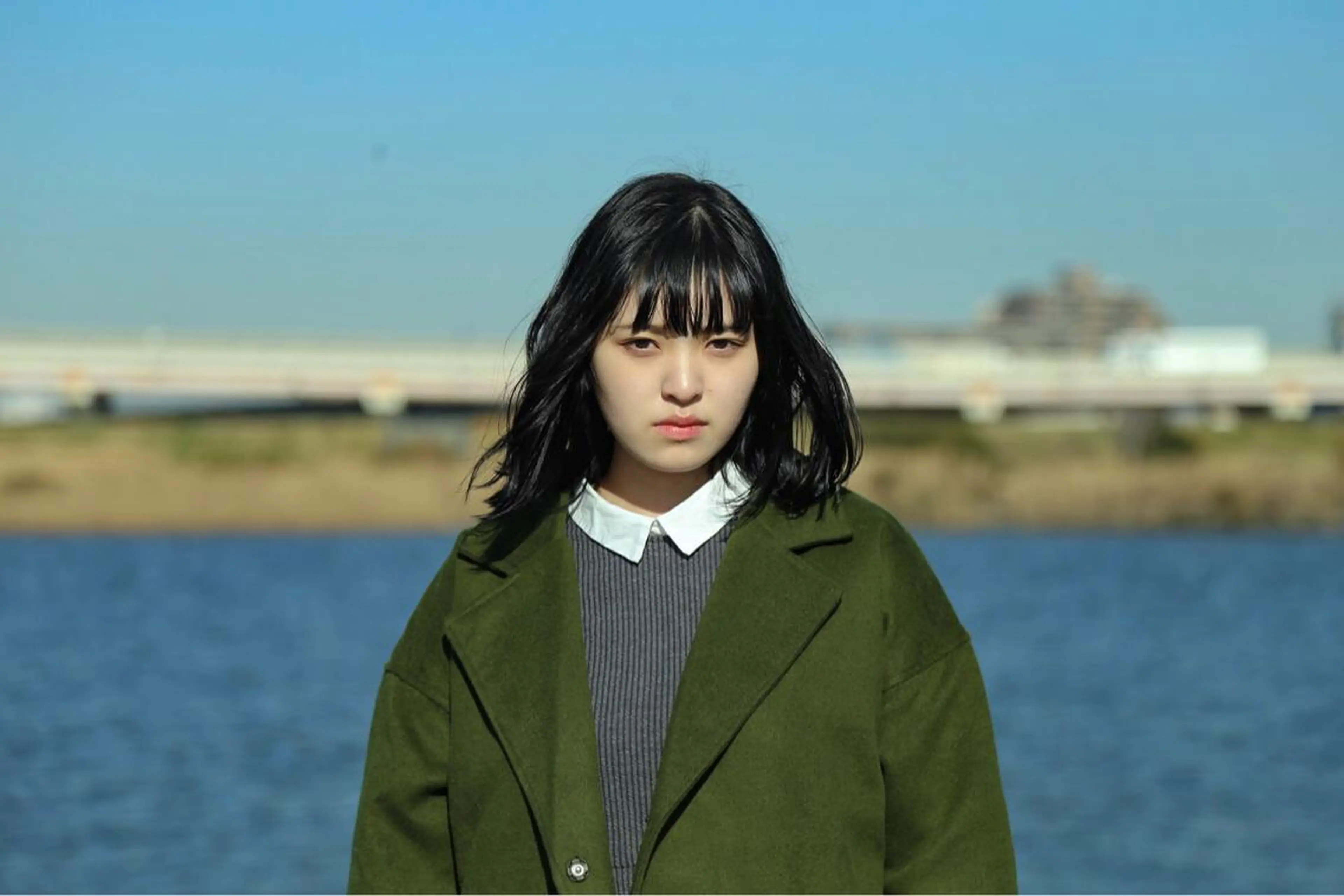 セミロング オーストヘアージジ所属・TAI透明カラー 柔らかい縮毛矯正のヘアスタイル