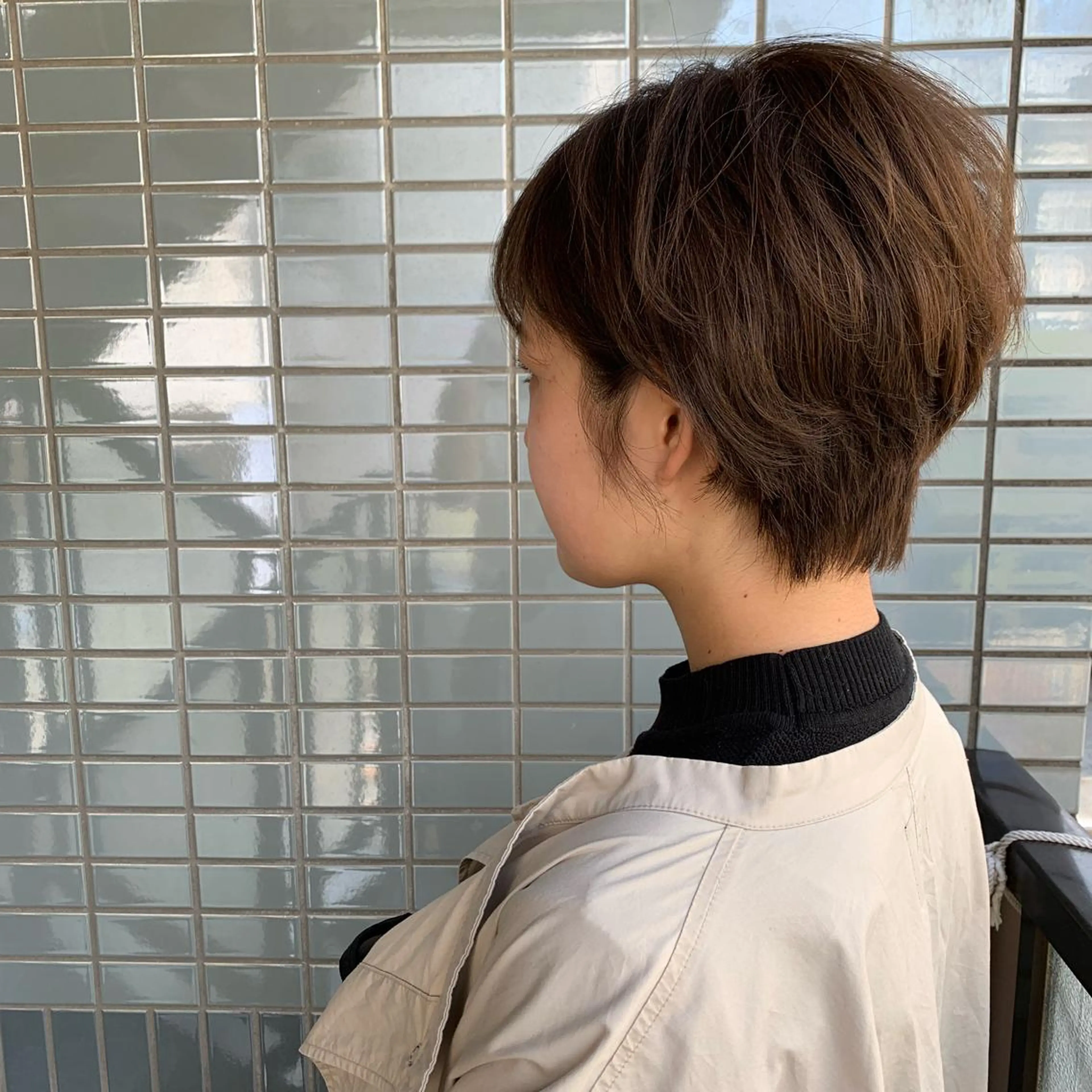 ショート カラー ハンサムショート アッシュ オリーブアッシュ ショートヘア ヘアカラー 👑満足度1000% 重村　春奈👑のヘアスタイル