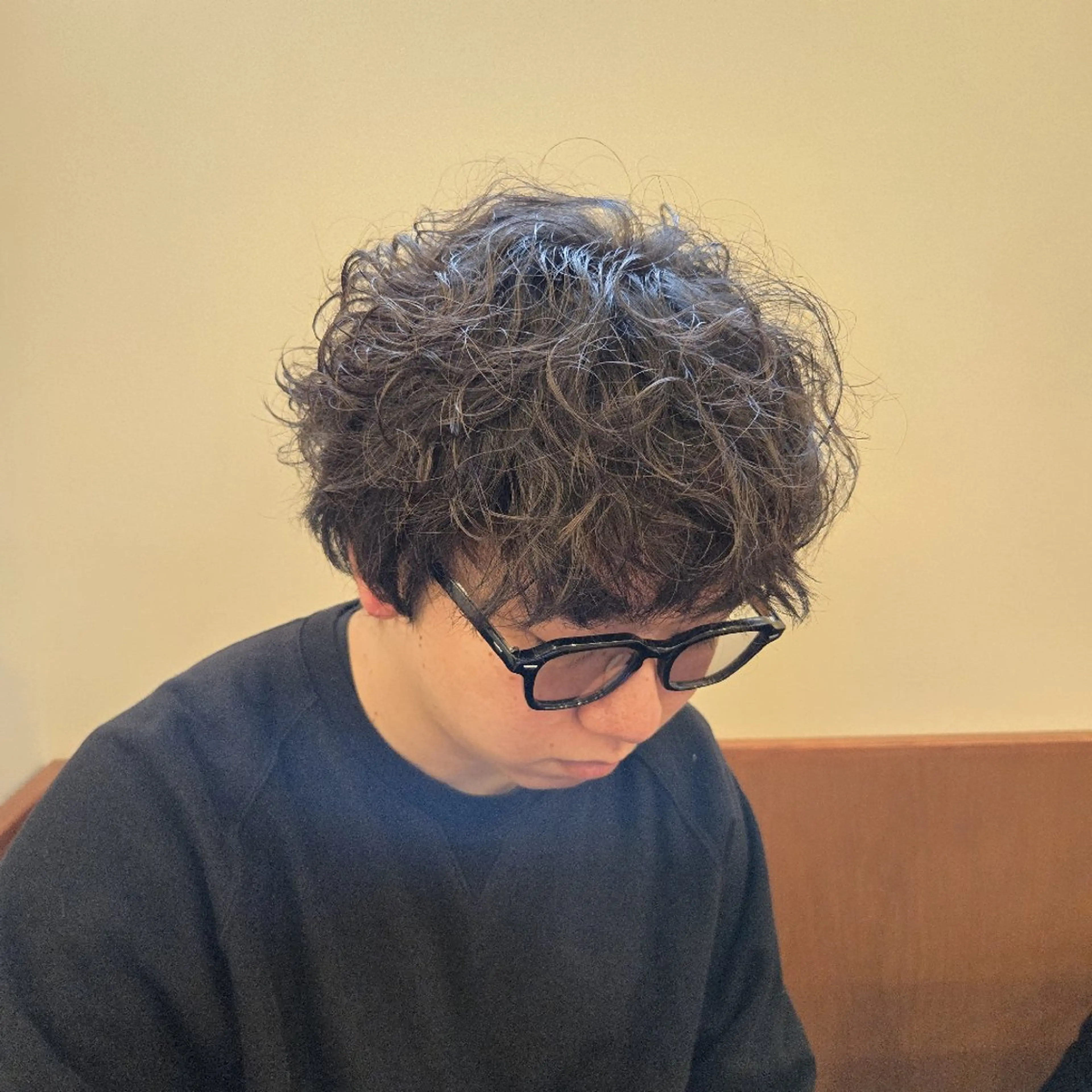 メンズカット+パーマ+シャンプーセットの写真