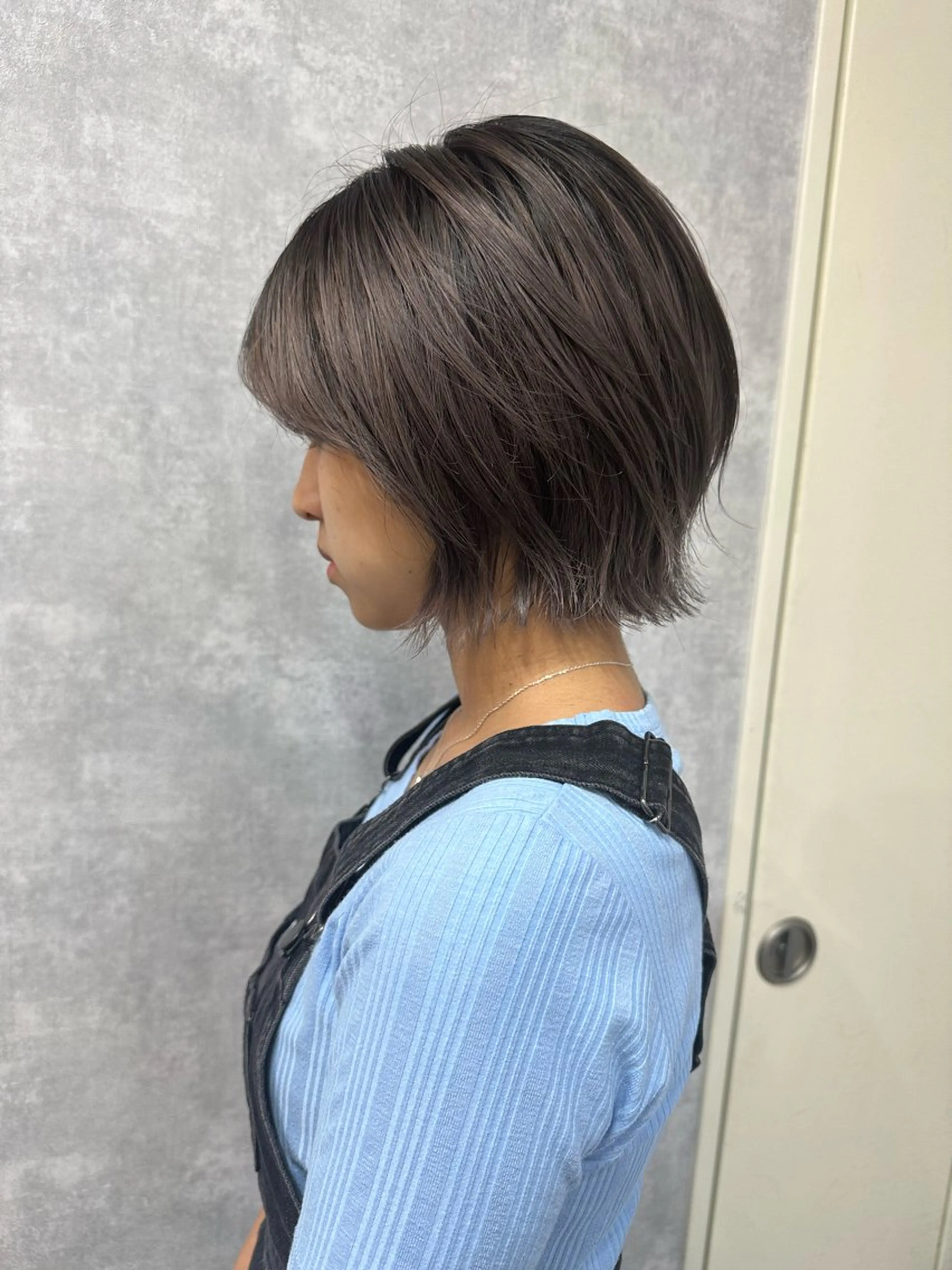 ショート 切りっぱなしボブ ショートボブ ハンサムショート 丸みショート ボブ カット ヘアカラー トリートメント C’LD hair  produce /シールドヘア所属・モテ髪/ボブ/ショー ト/アダチフウトのヘアスタイル