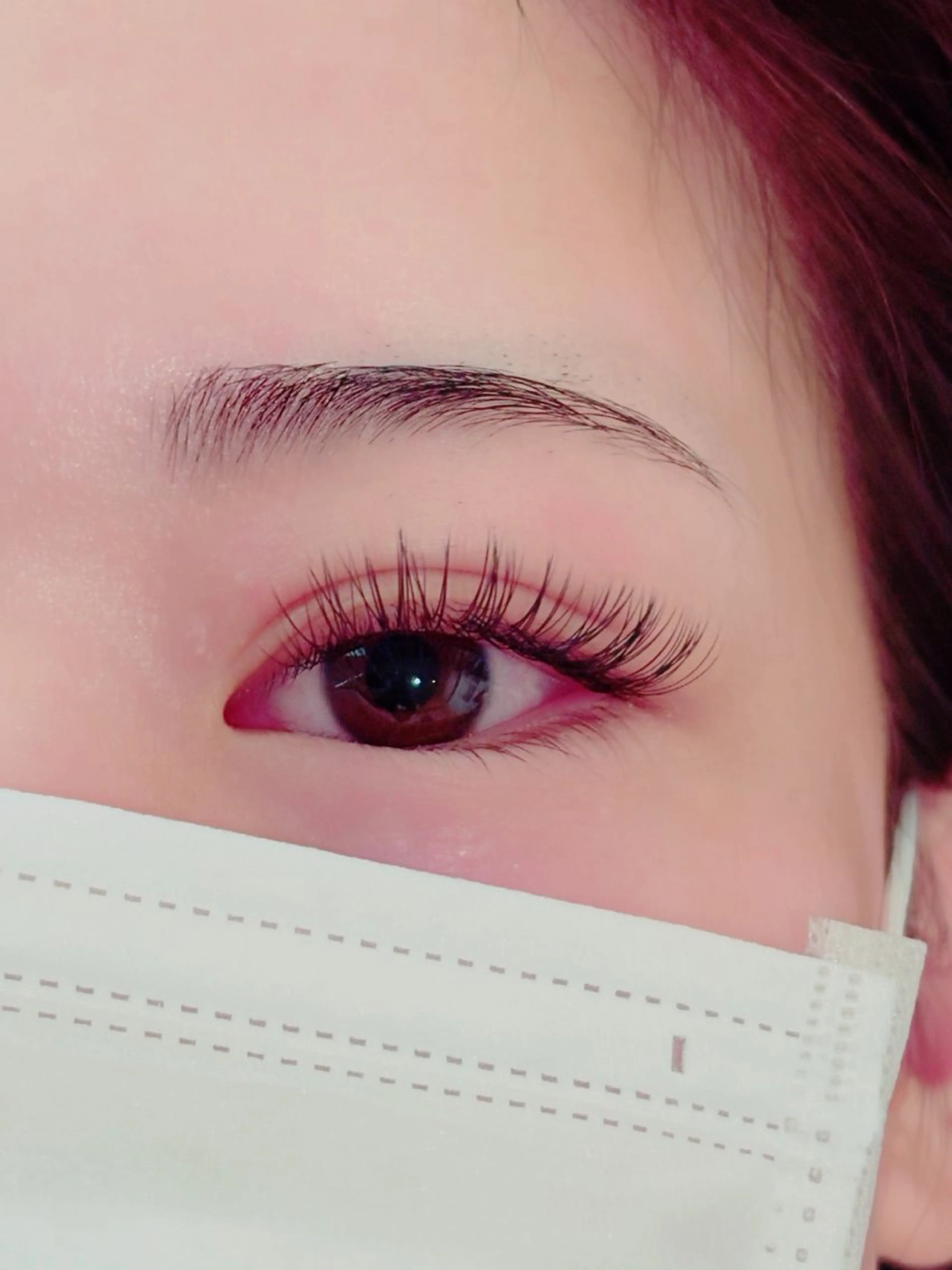 まつ毛エクステ90分で140本。ご来店からお帰りまでが90分となります！オフ代は別途550円となります。の写真