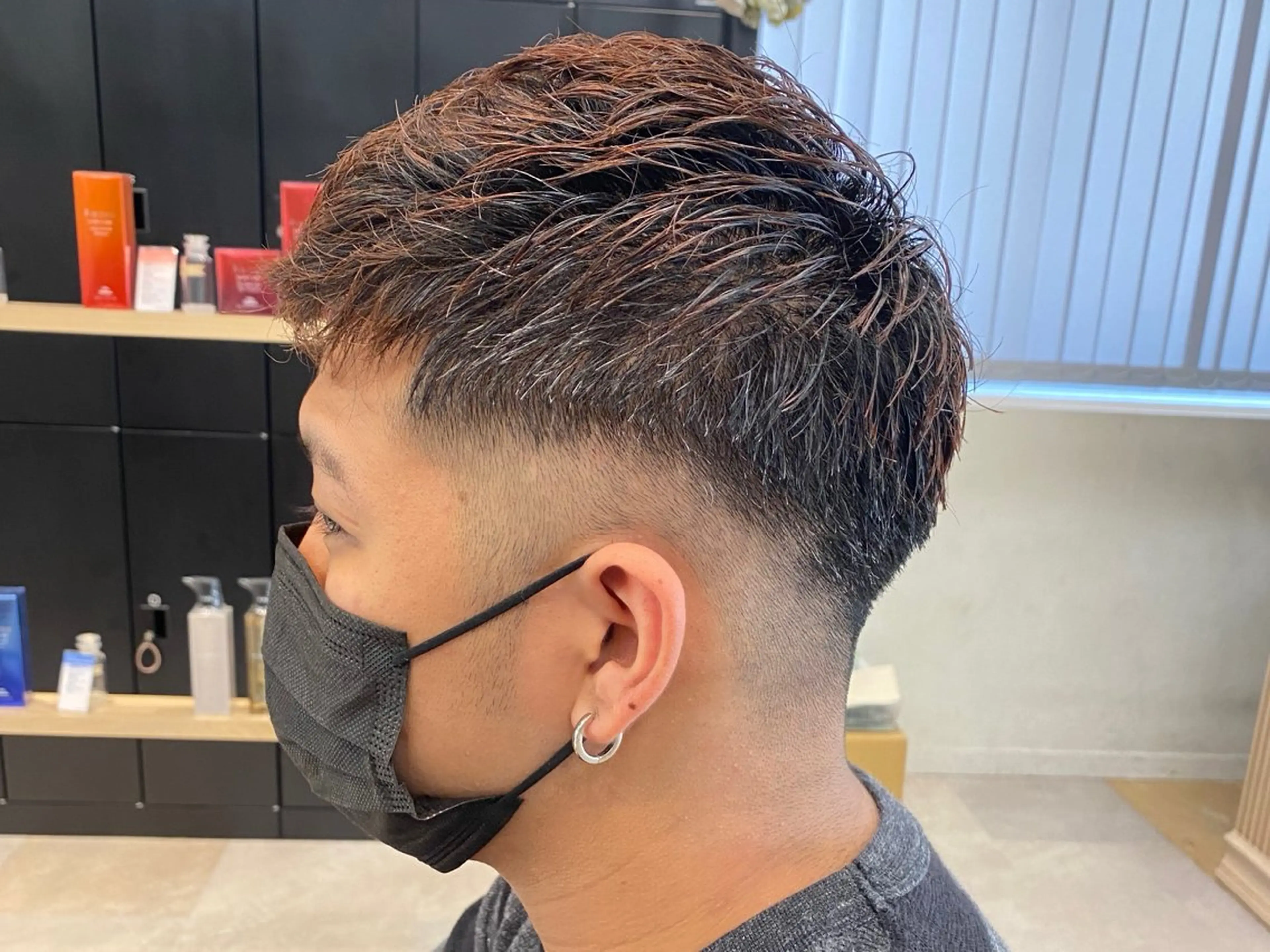 ショート パーマ メンズ カット 垢抜けメンズパーマ/ かとだいのヘアスタイル