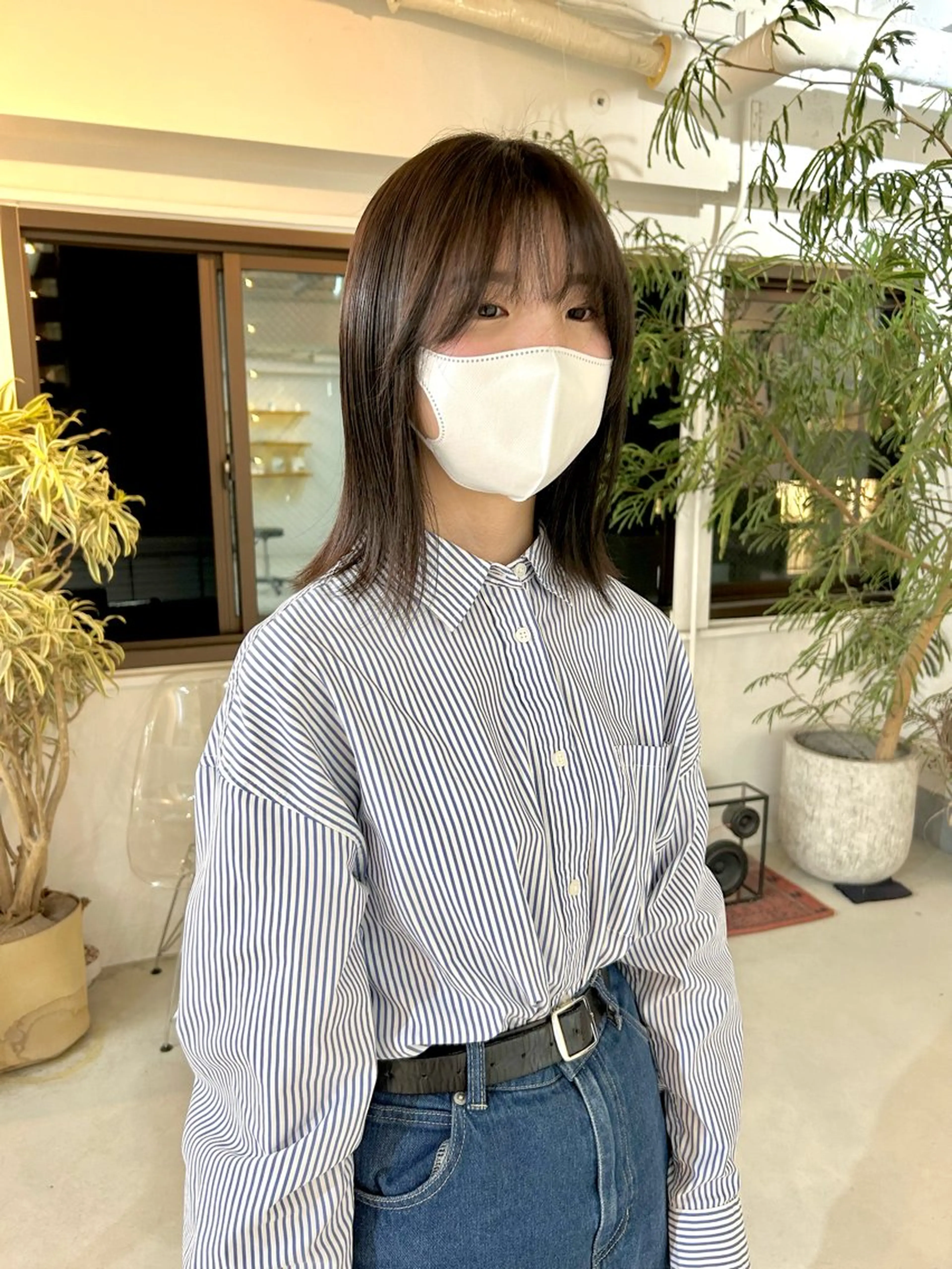 ミディアム FavyS所属・平田 りくのヘアスタイル