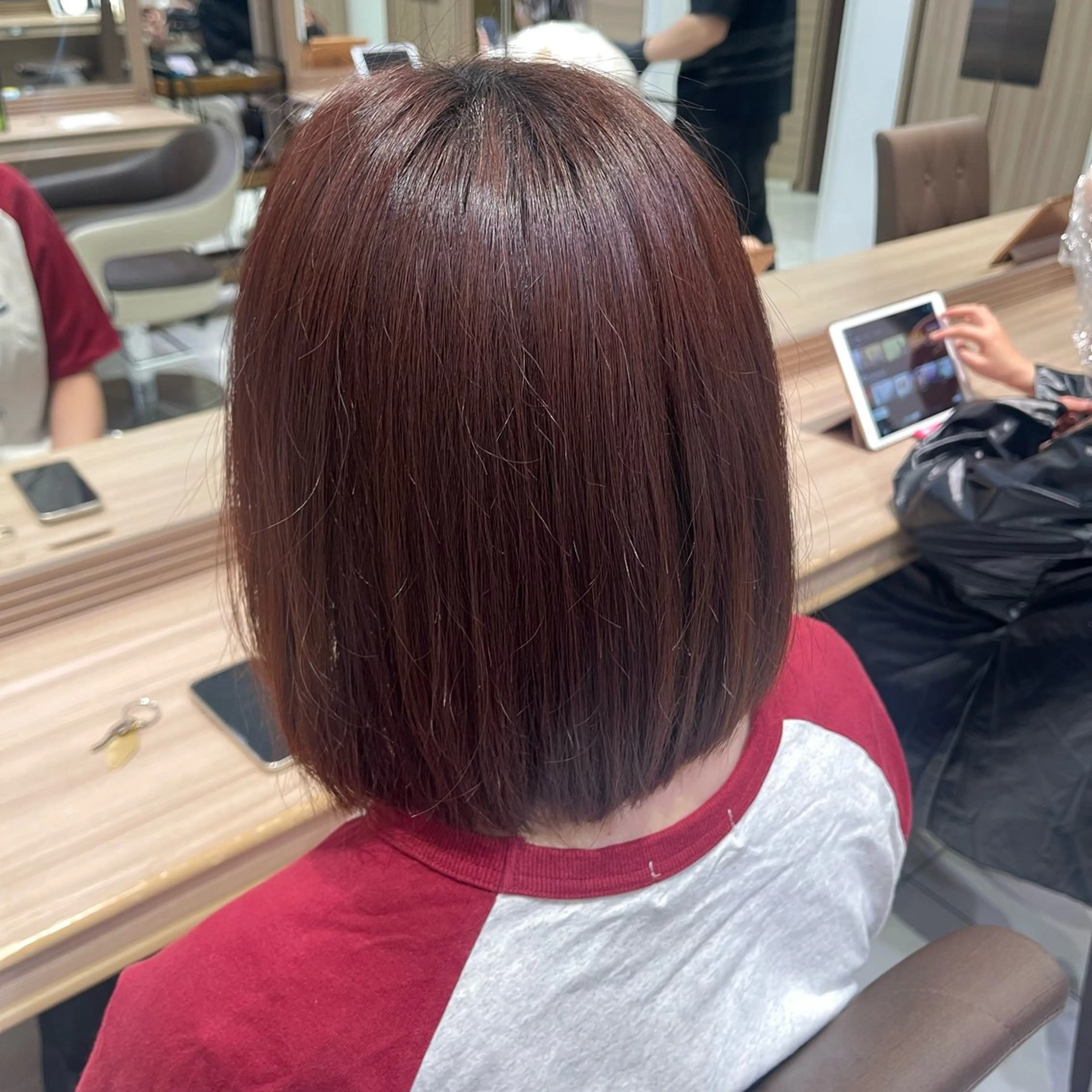 セミロング カラー ヘアカラー トリートメント ヘアセット Color🩵 みゆう/インナーのヘアスタイル