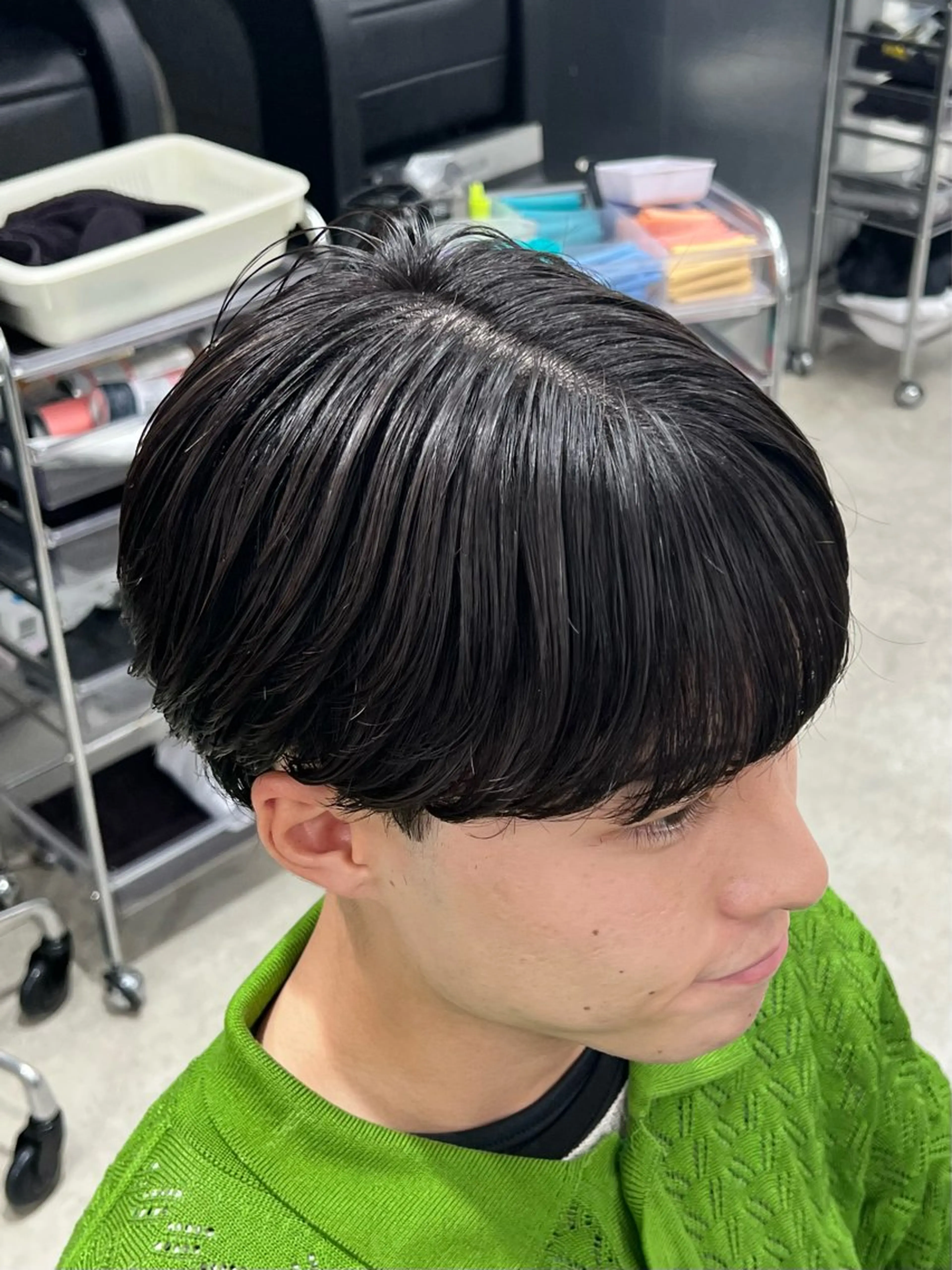 ショート パーマ メンズ メンズパーマ 縮毛矯正 ストレートパーマ 楽斗/メンズパーマ /シャドウパーマのヘアスタイル