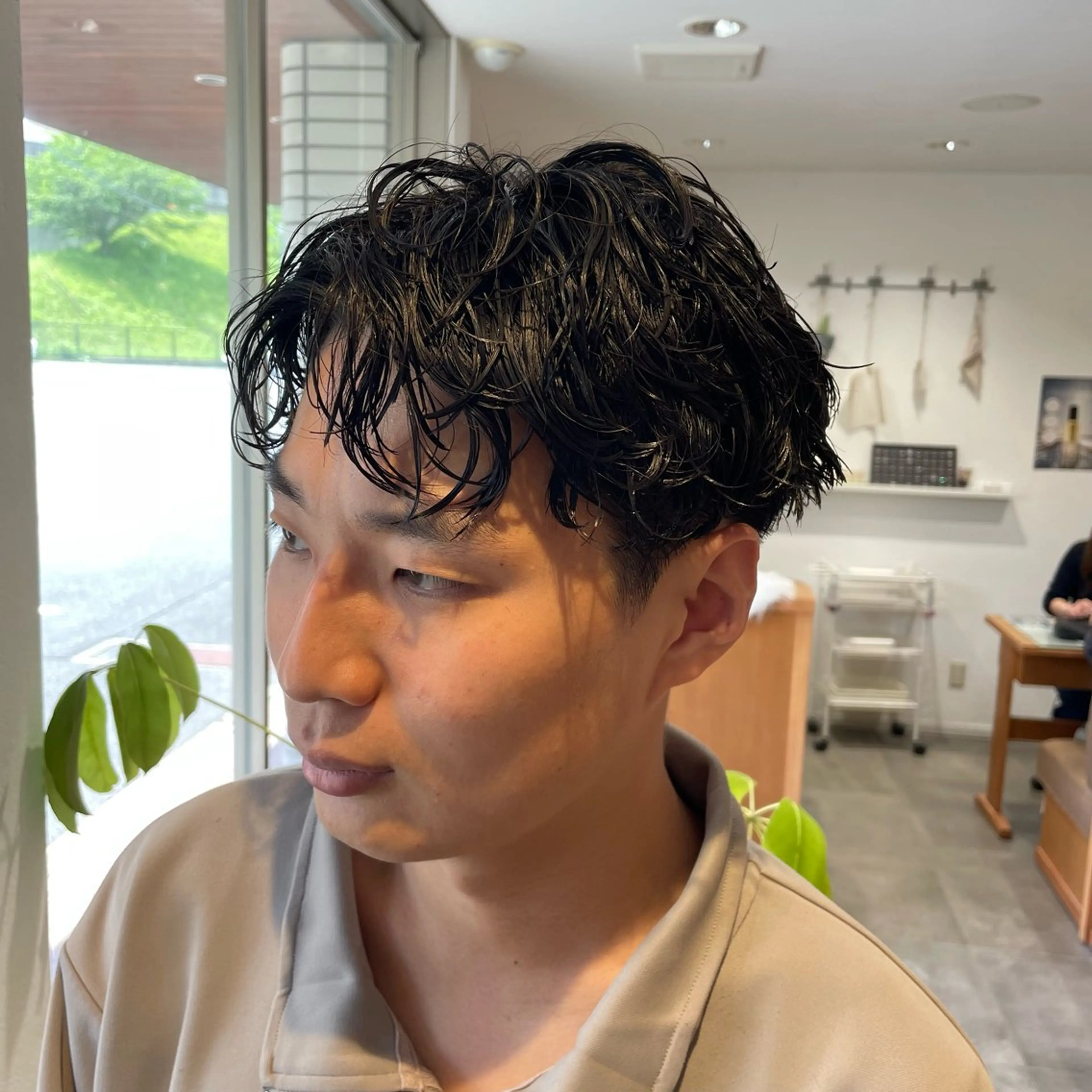 ショート パーマ メンズ カット パーマ isi(イシ)所属・isi／門真／古川橋 EITOのヘアスタイル