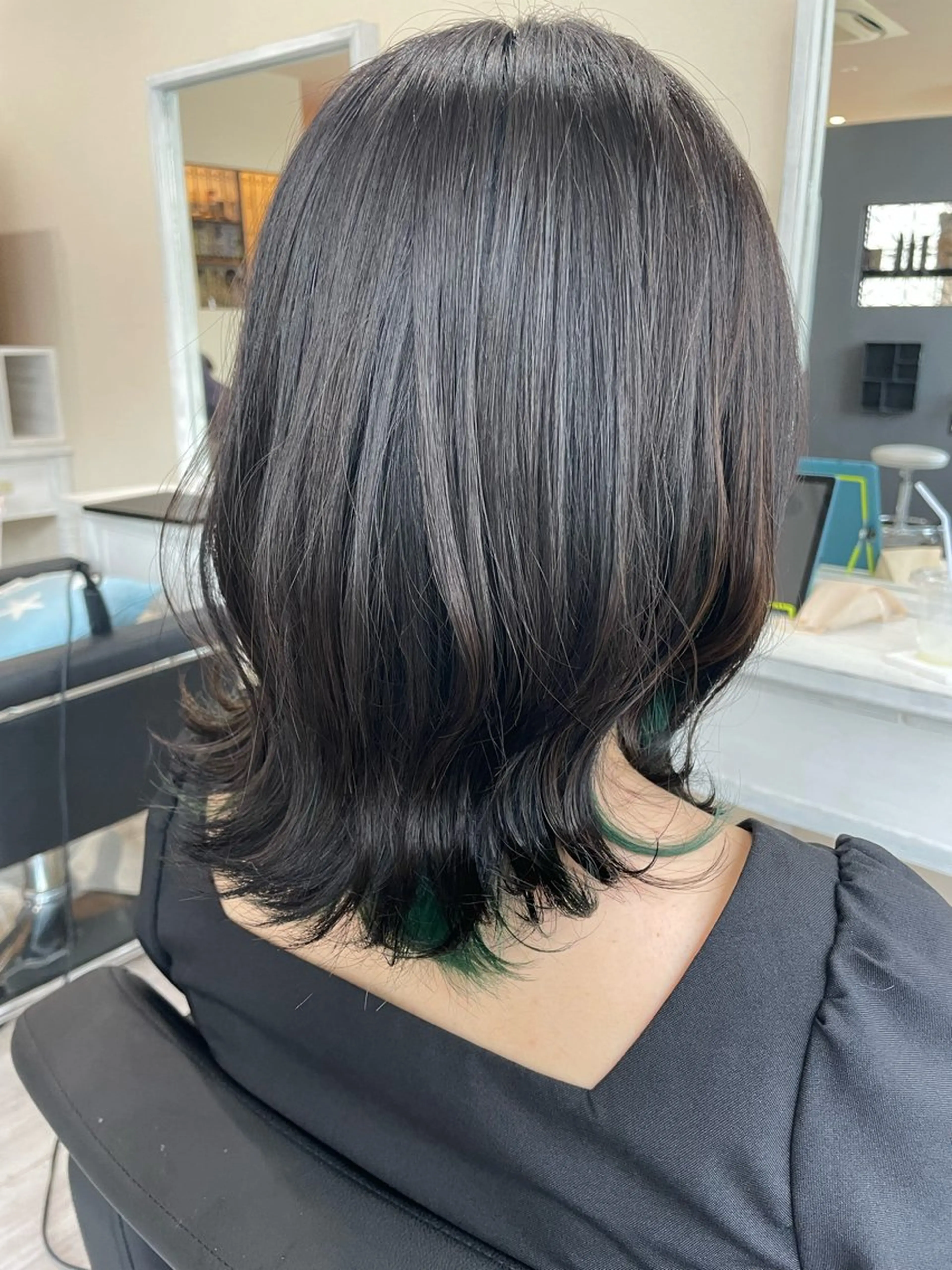 ミディアム カラー インナーカラー カット ヘアカラー APPEL hair＆eyelash所属・APPEL / fujiiのヘアスタイル