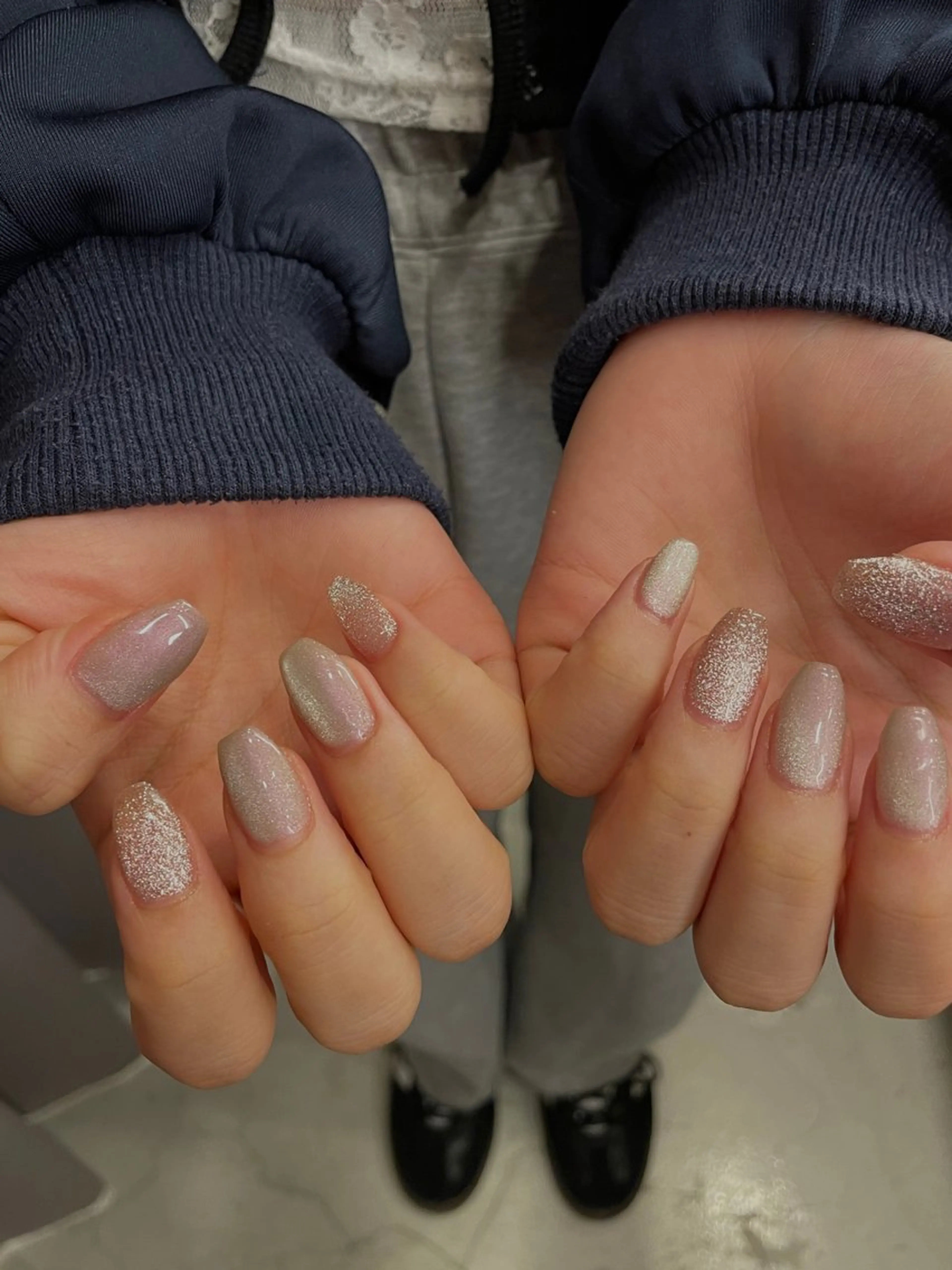 ネイル ジェルネイル マグネットネイル ハンドネイル sususu駒澤大学 Azusaのネイルデザイン