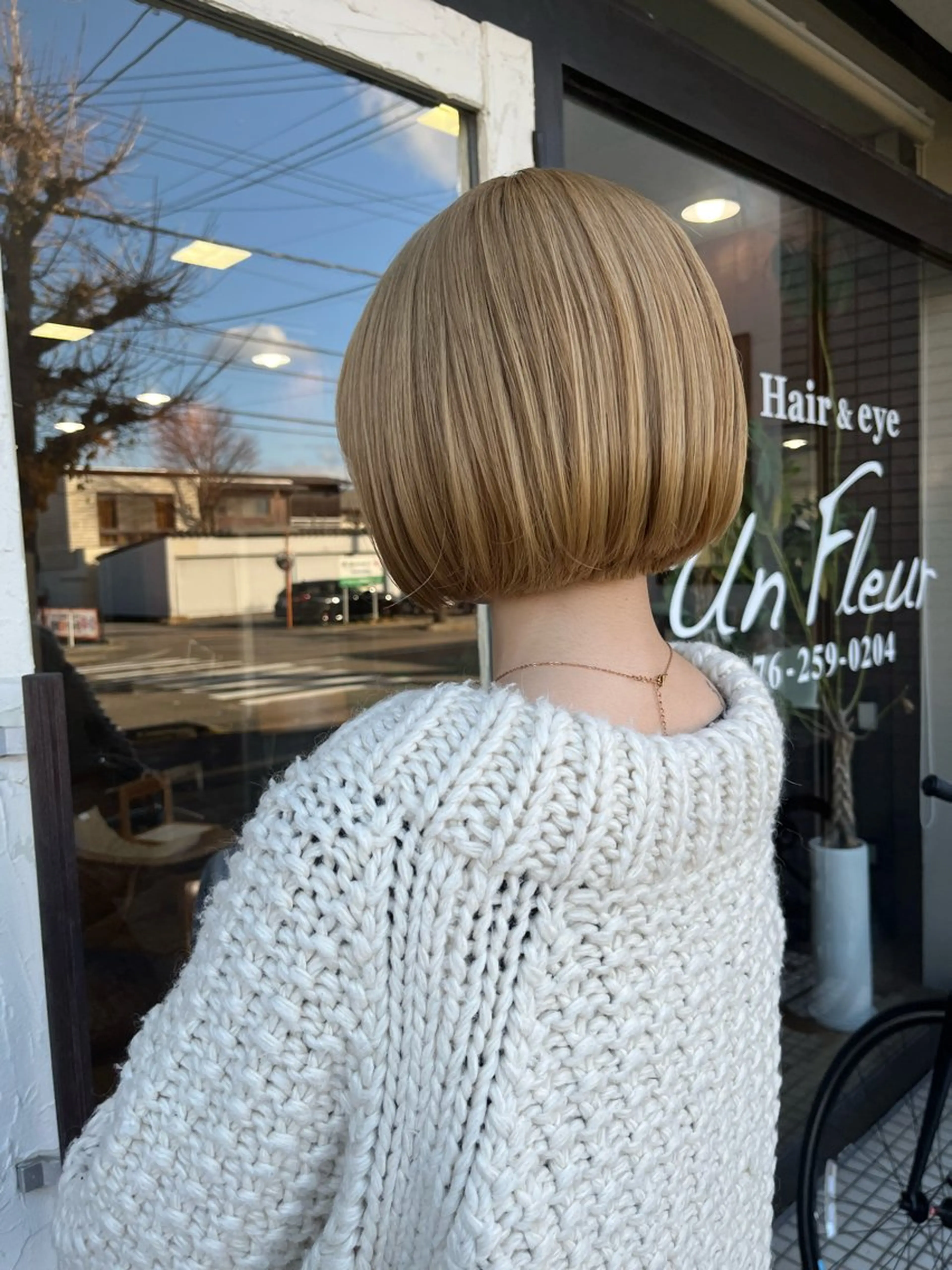 ショート Un Fleur所属・立野 希沙のヘアスタイル