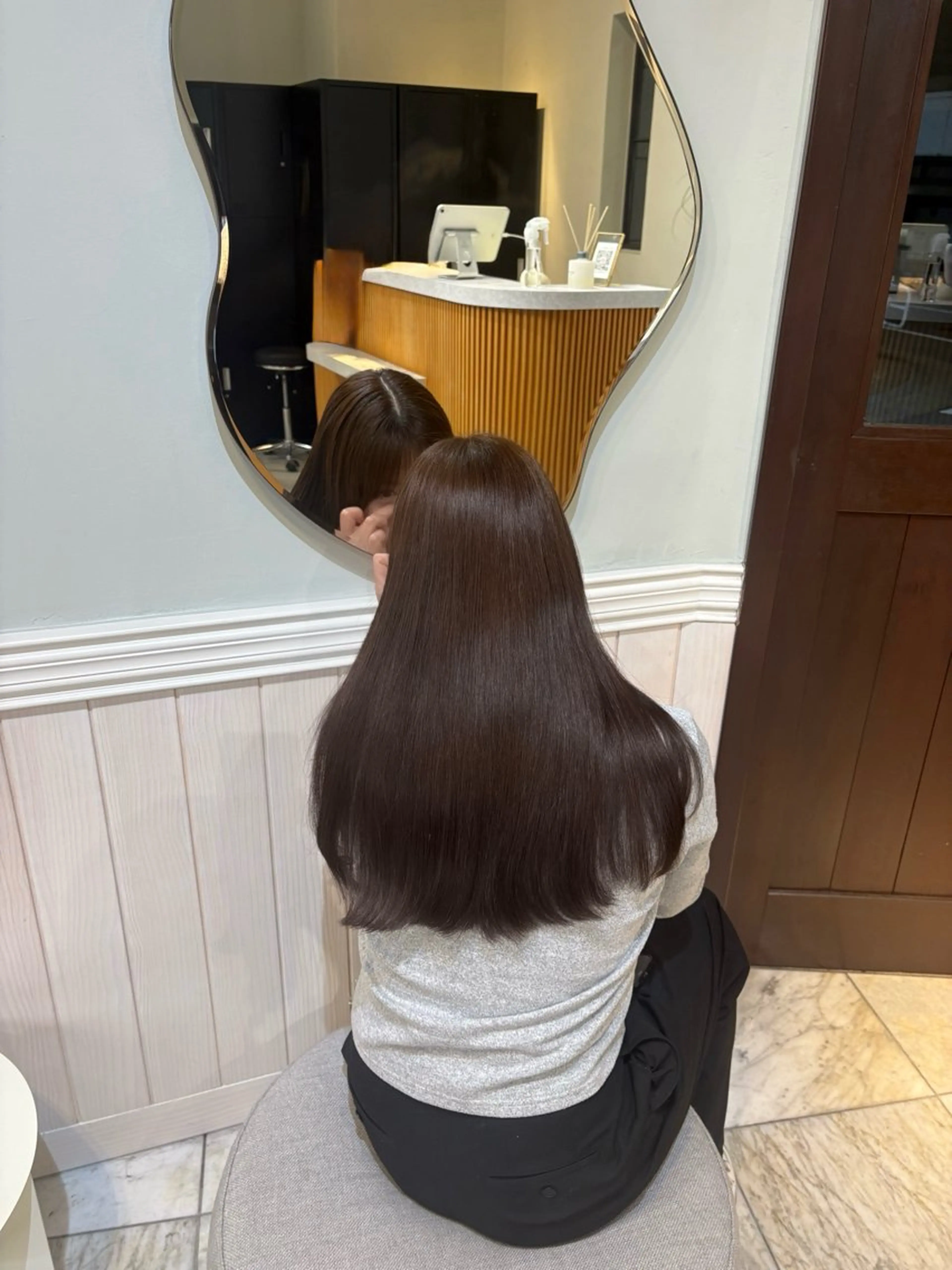 ロング カット ヘアカラー Lidee kanonのヘアスタイル