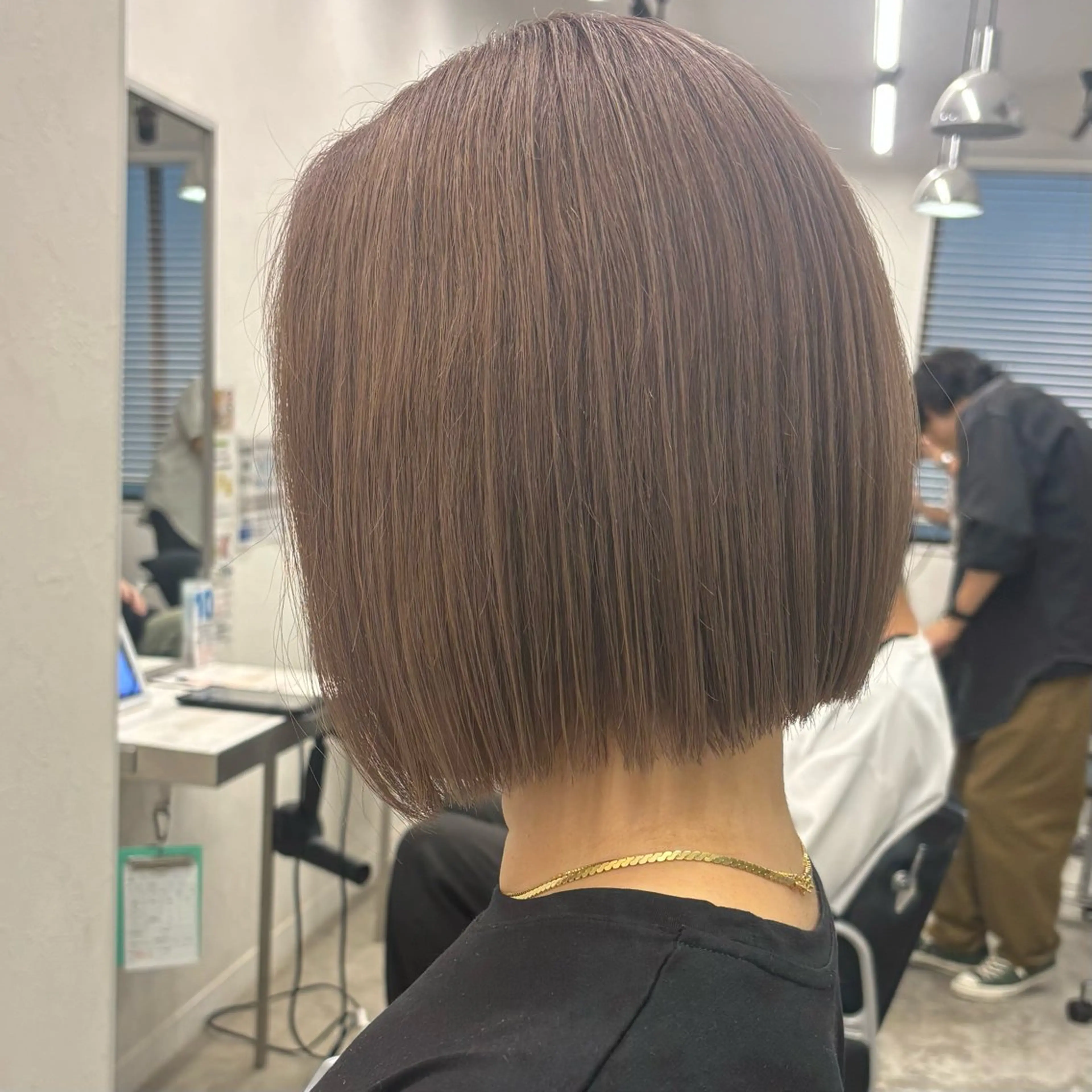 ショート カラー 髪質改善/縮毛矯正/ 暖色カラー🎀🪞のヘアスタイル