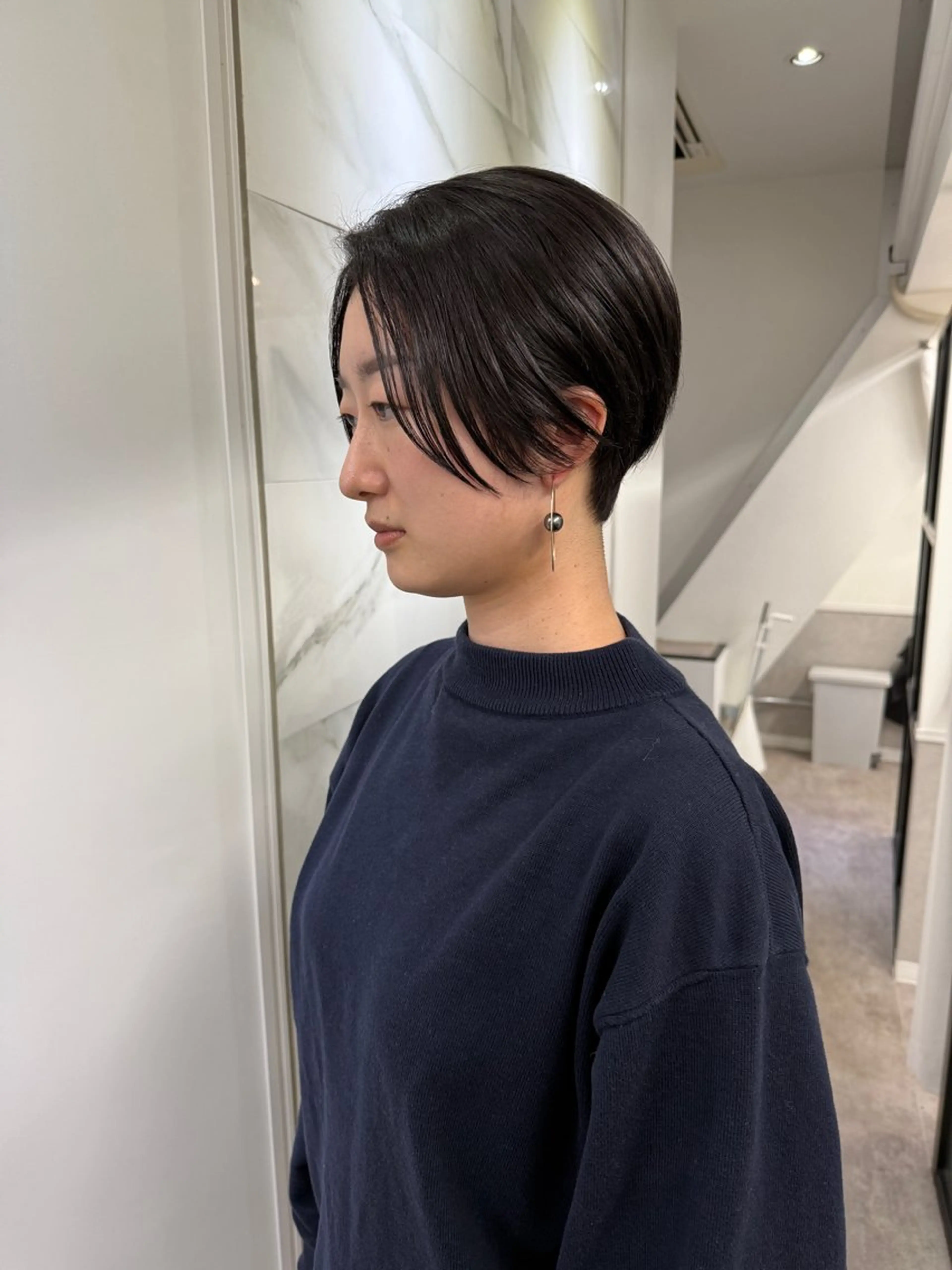 ショート カラー カット トリートメント 髪質改善カラー ショートボブ専門のヘアスタイル