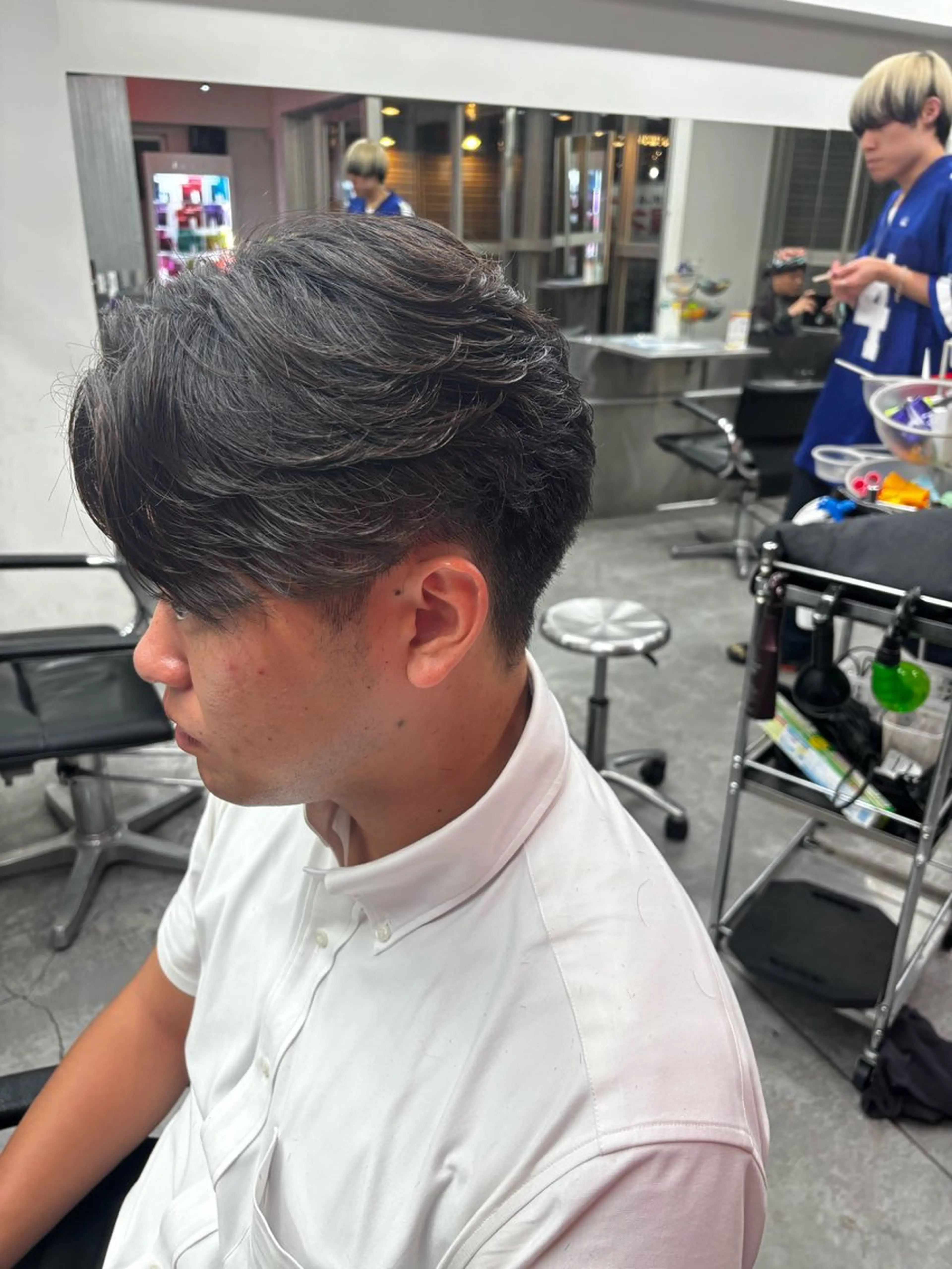 パーマ メンズ カット パーマ メンズ特化✨️ 韓国風パーマ🔥一八のヘアスタイル