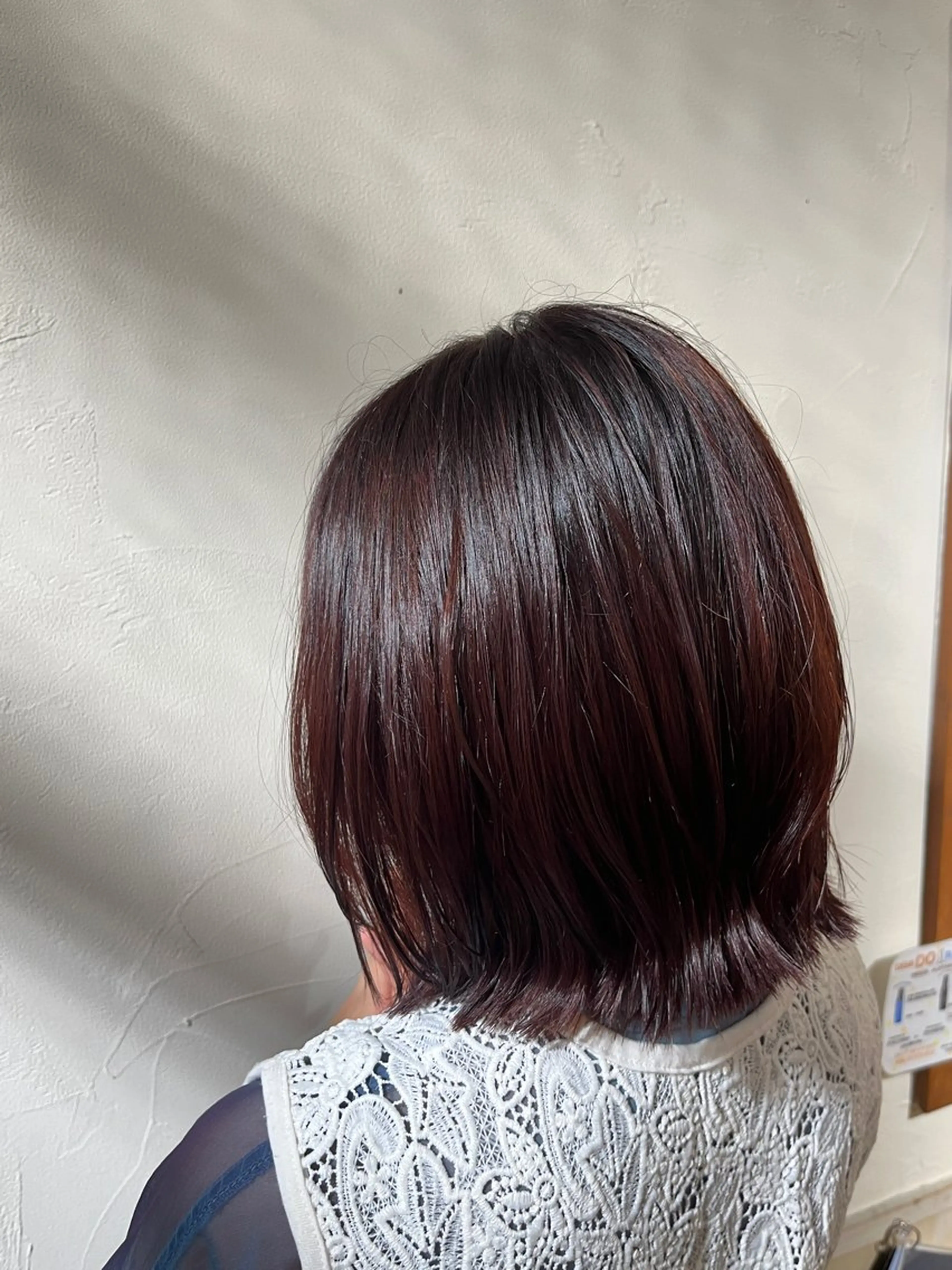 ミディアム カラー 住吉 優果のヘアスタイル