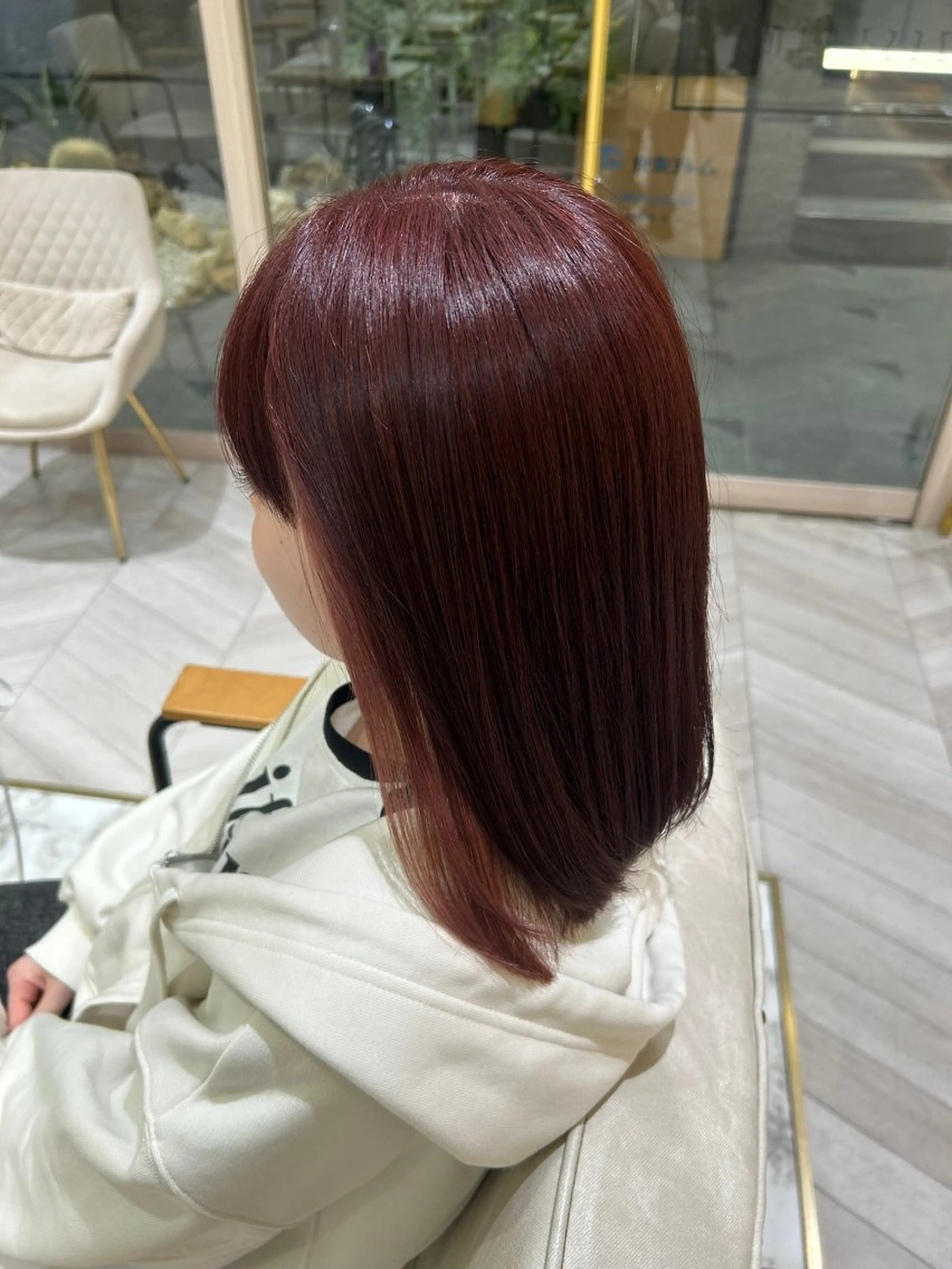 セミロング カラー ヘアカラー 🦋sana🦋 🫧透明感カラー🫧のヘアスタイル