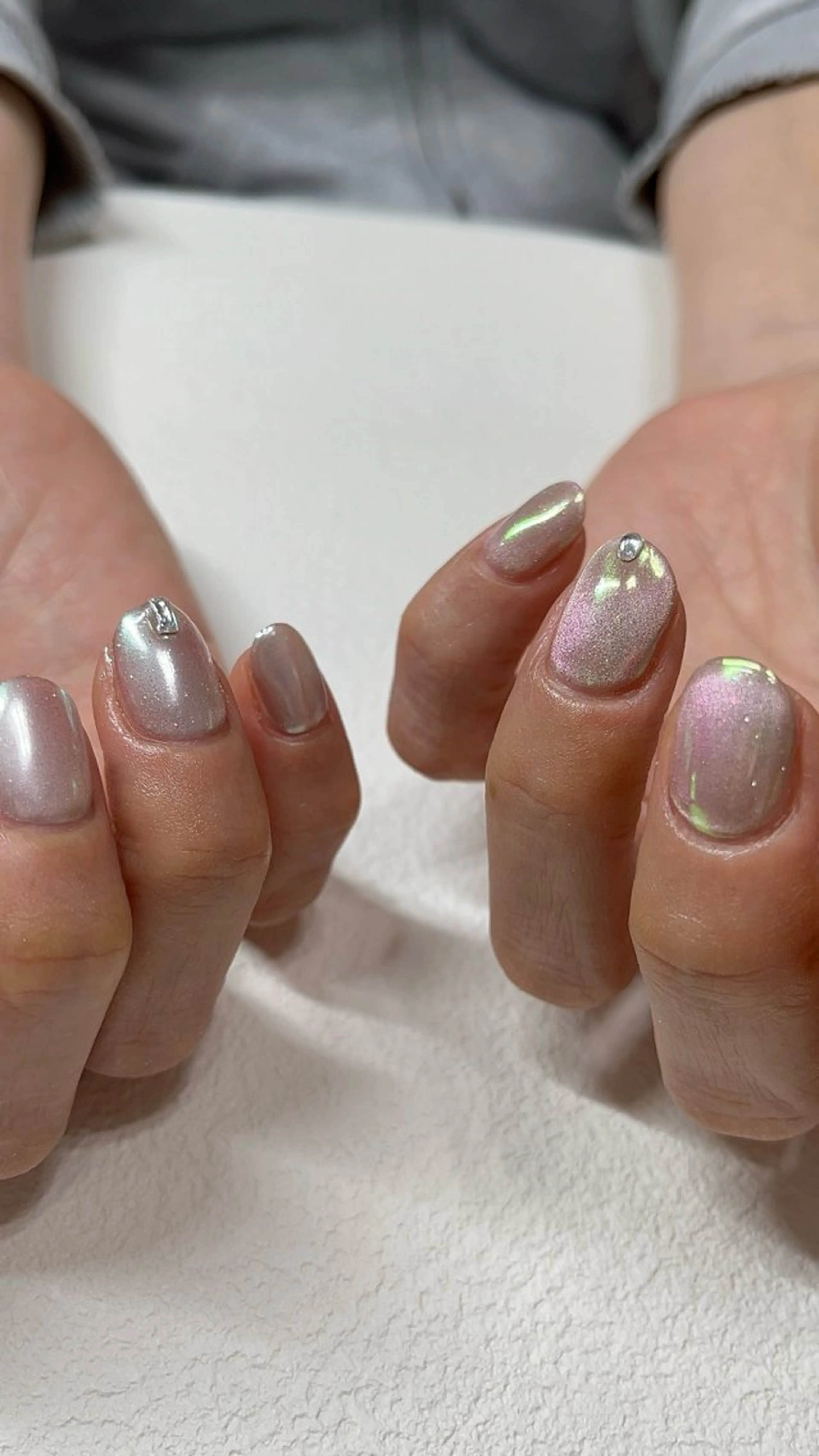 ネイル ジェルネイル キラキラネイル マグネットネイル ミラーネイル HUU.所属・HUU. riko 二俣川のネイルデザイン