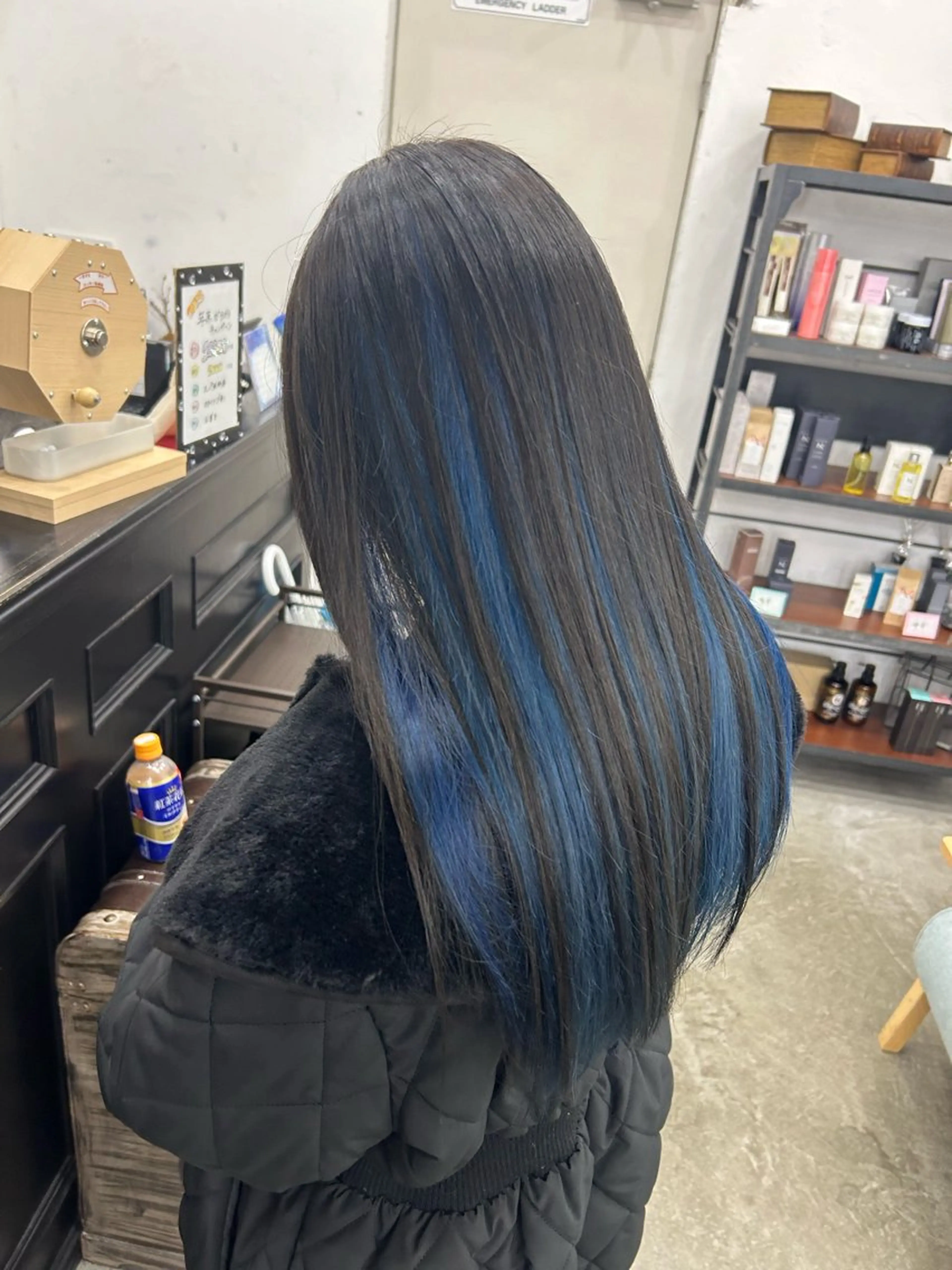 ロング カラー カット ヘアカラー トリートメント レイヤーカット韓国 暖色⭐︎KANAKOのヘアスタイル