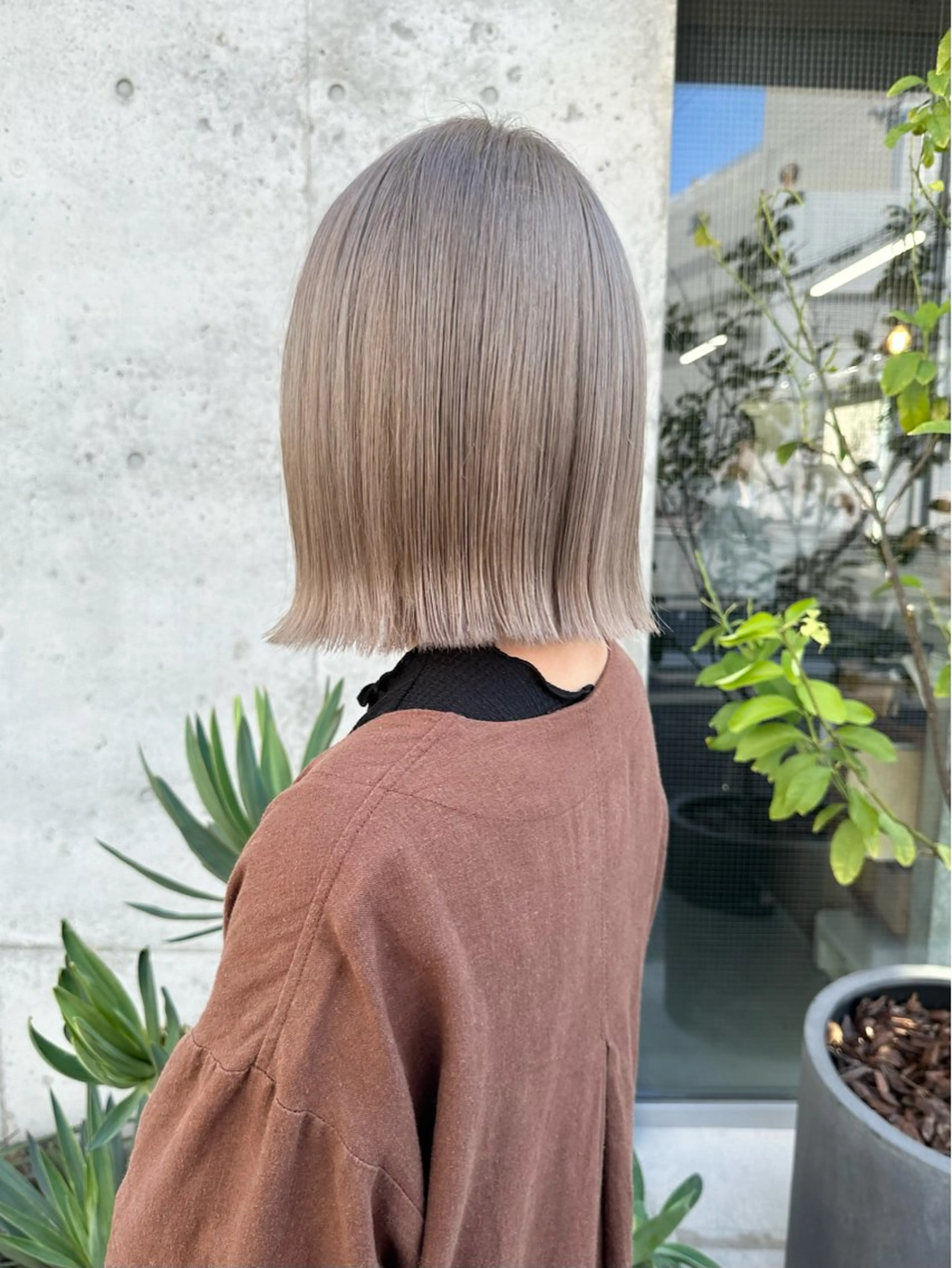 【ケアブリーチ使用🫧】🩵1ブリーチ＋フルカラー🩵(ブリーチ追加¥7000​〜​の写真