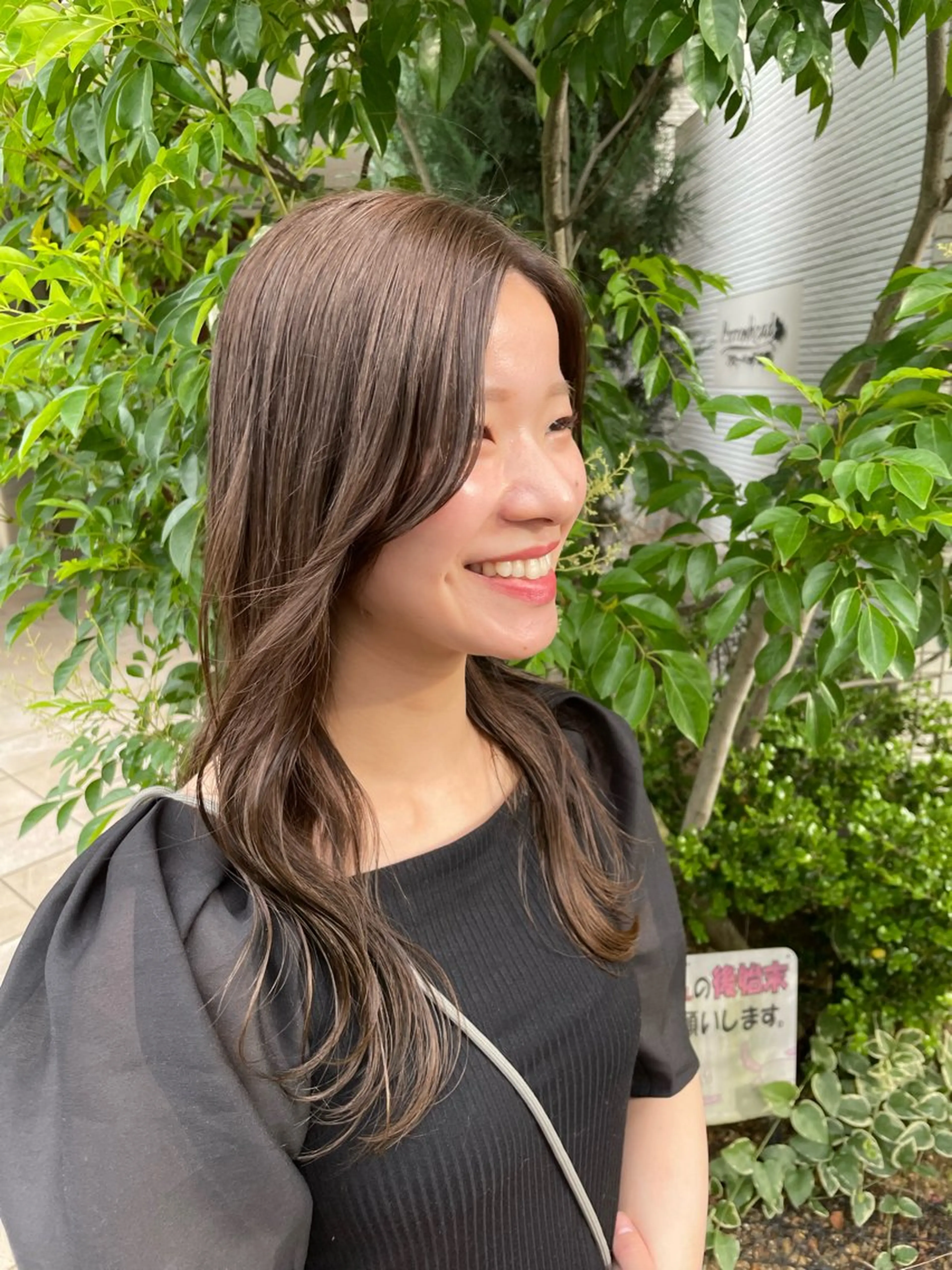 ロング カラー 松尾 遥花のヘアスタイル