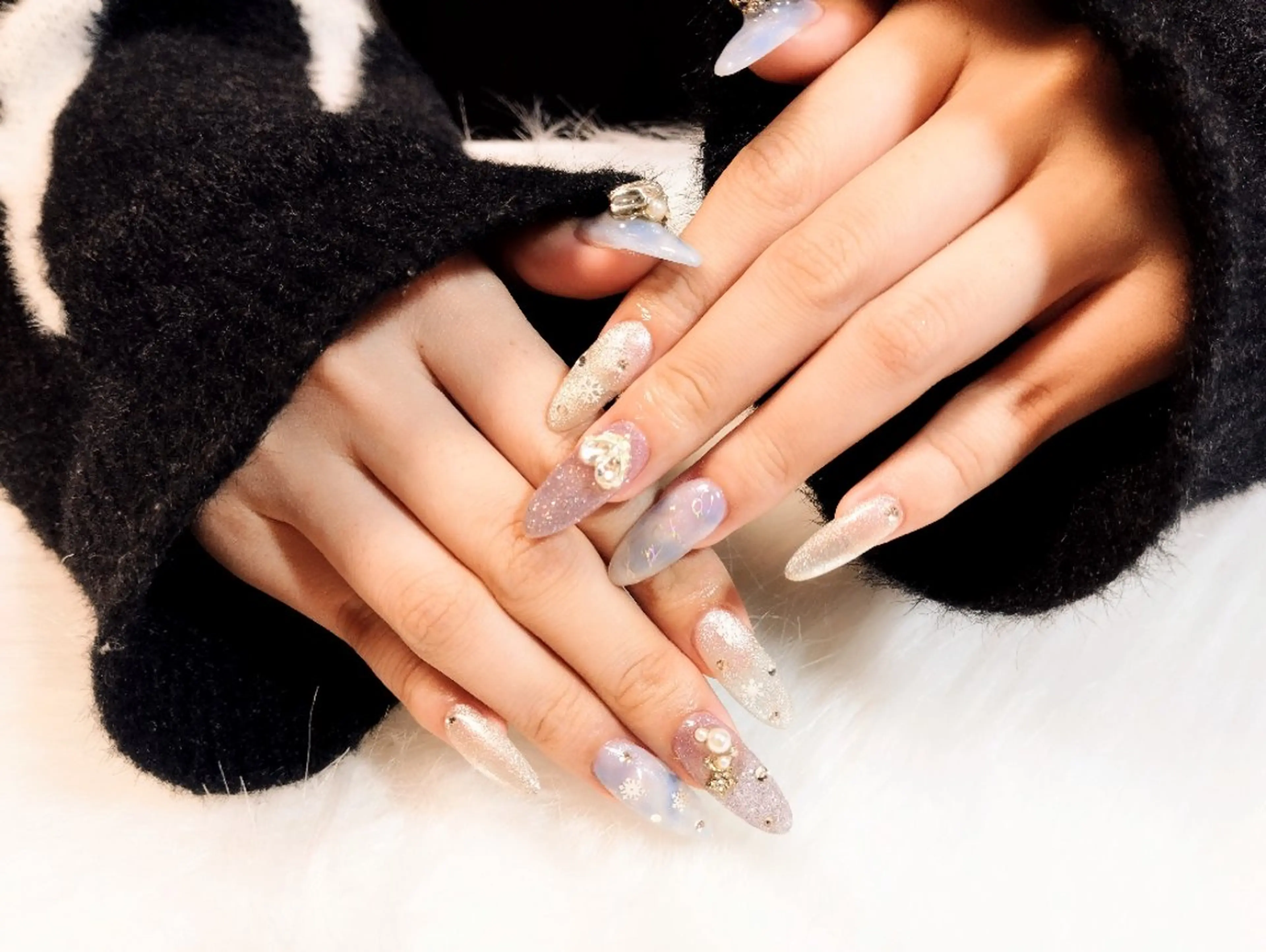 ネイル 長さ出し ネイルチップ ハンドネイル ハンドケア ＤI'A ネイルサロンのネイルデザイン