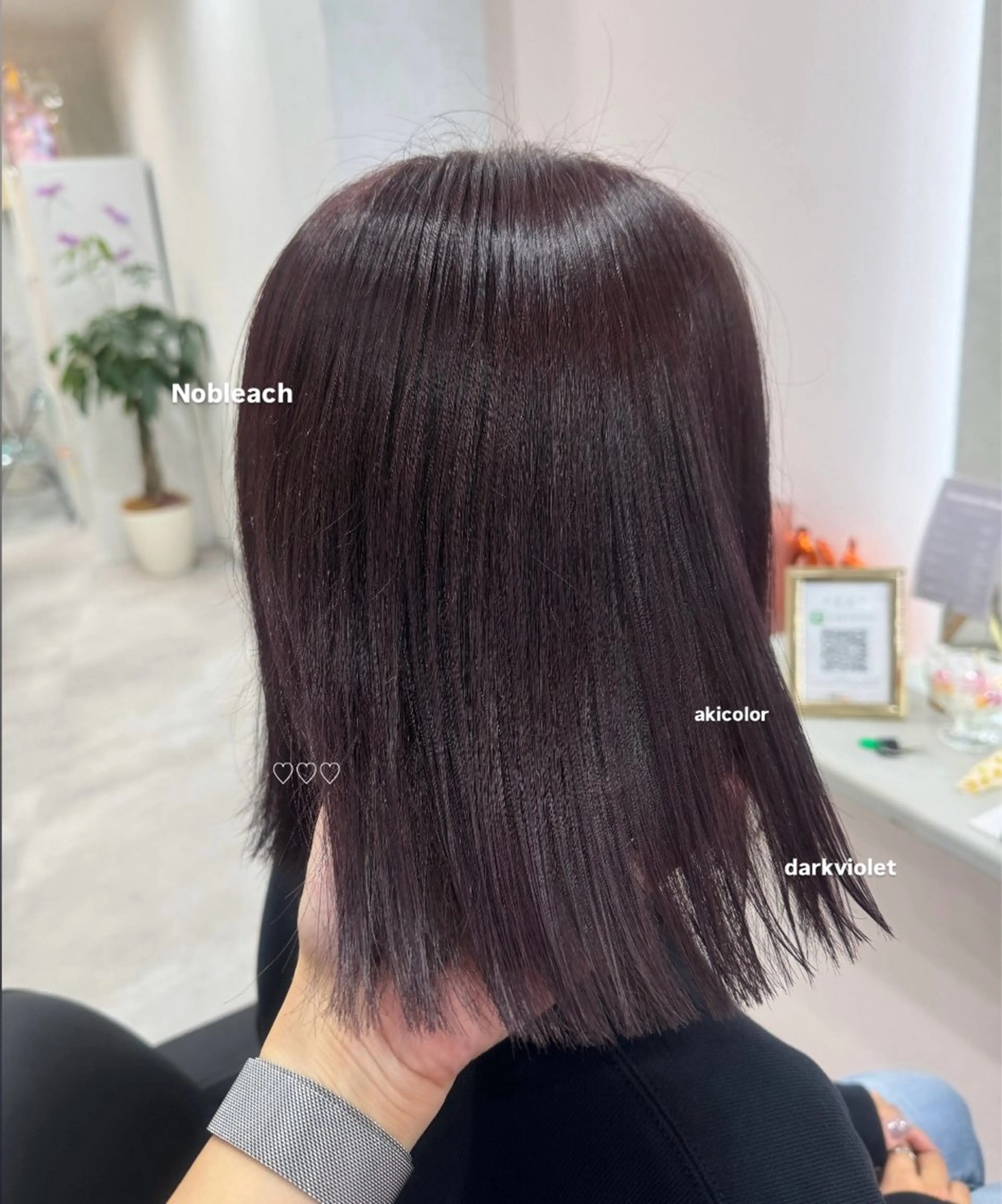 ミディアム カラー ヘアアレンジ ヘアカラー 最新艶髪トレンド￤ ヘア￤miyu🐒♡のヘアスタイル