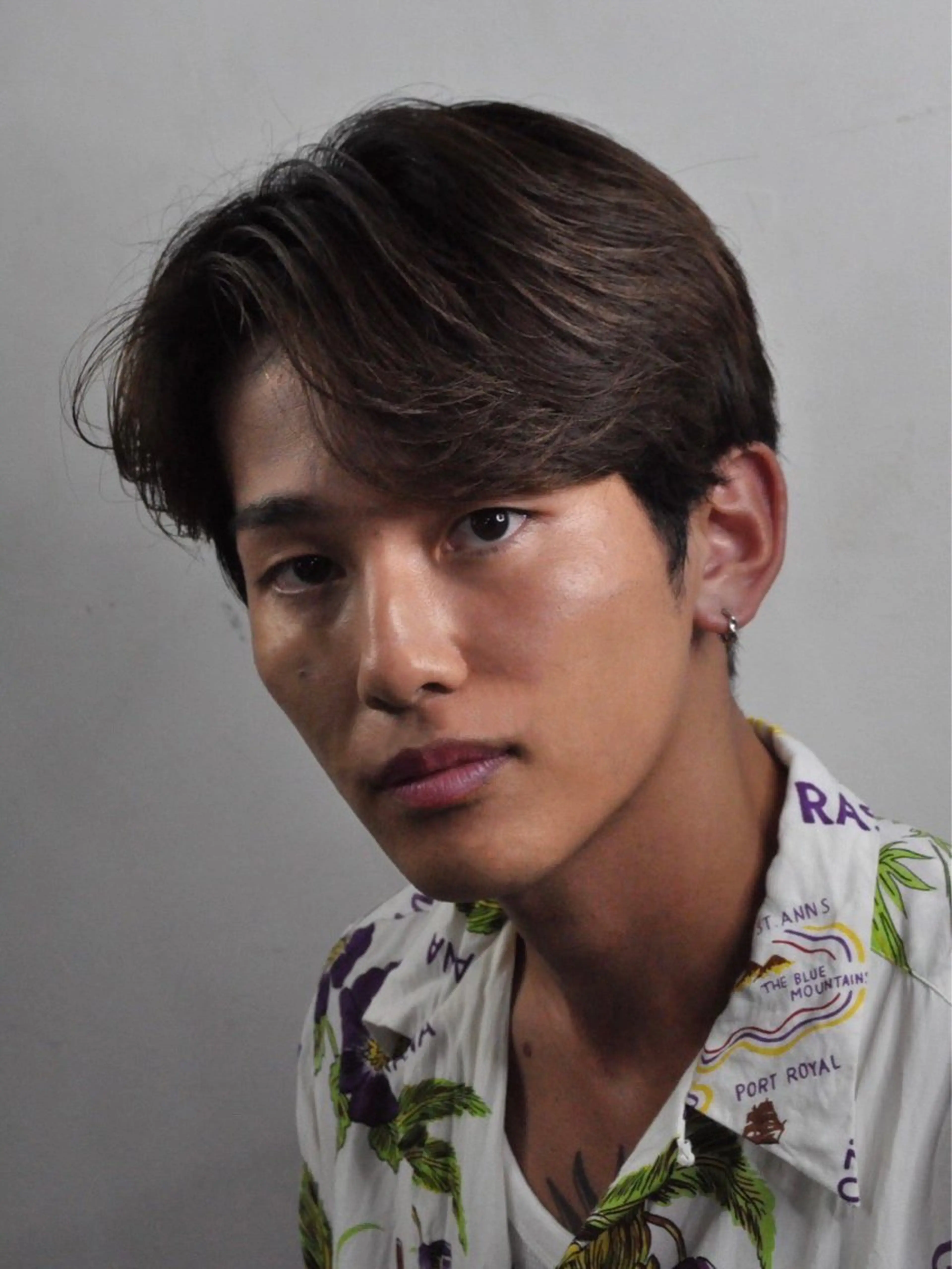 ミディアム カラー メンズ EN所属・EN 長澤 友吾のヘアスタイル