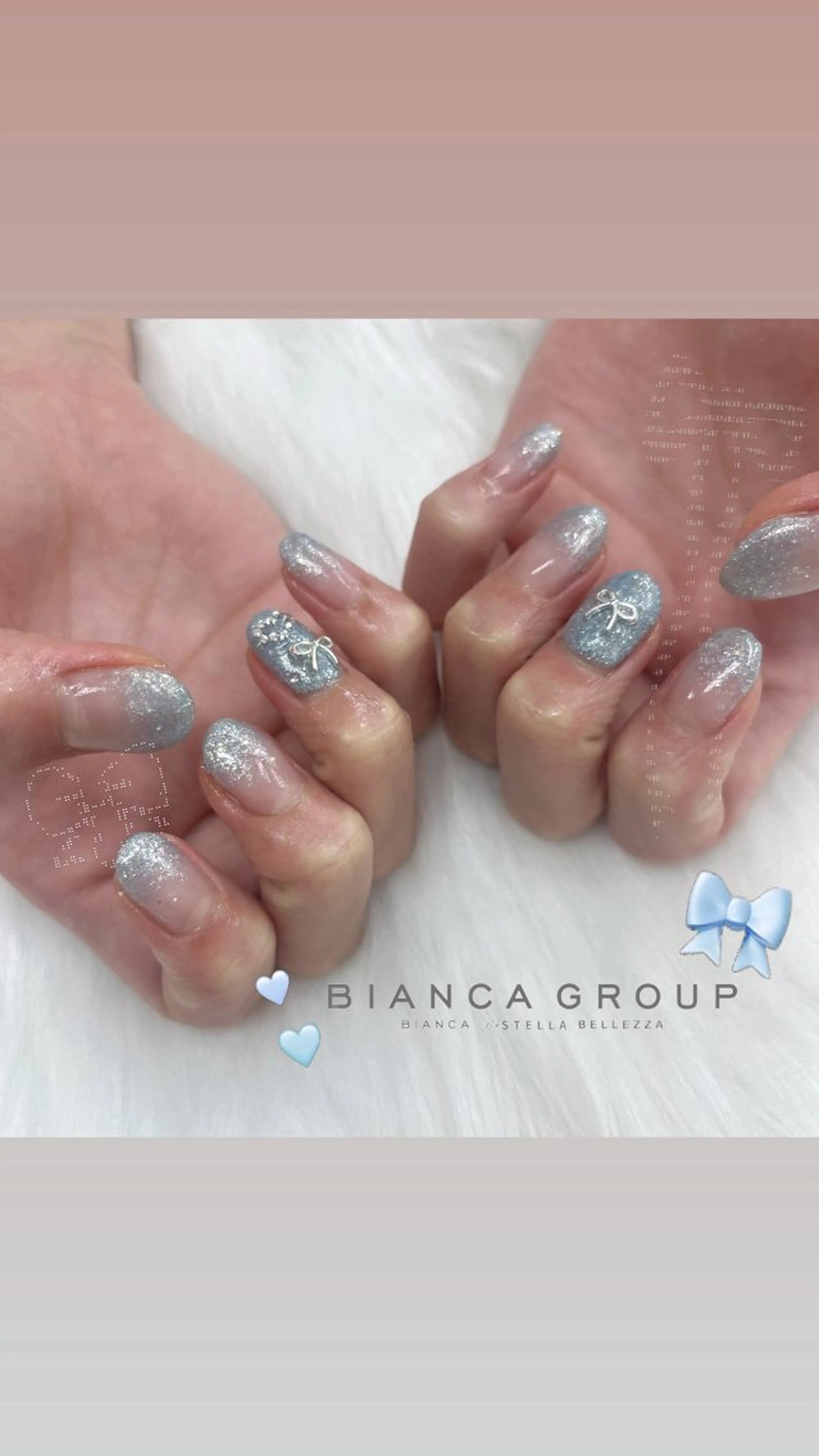ネイル ハンドネイル Bianca 立川 Kouno ⭐️のネイルデザイン