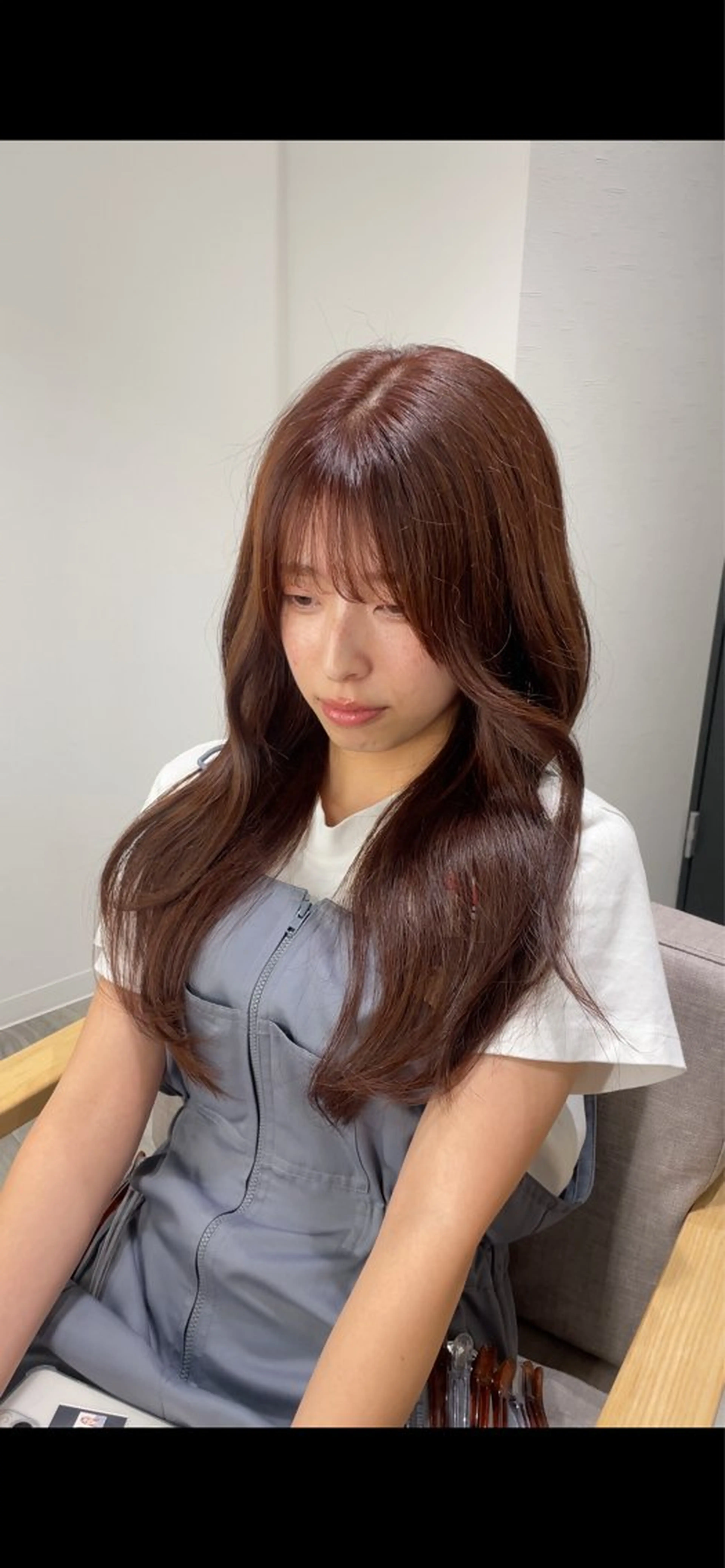 カラー 似合わせ前髪/ 小顔カット🎀そうのヘアスタイル