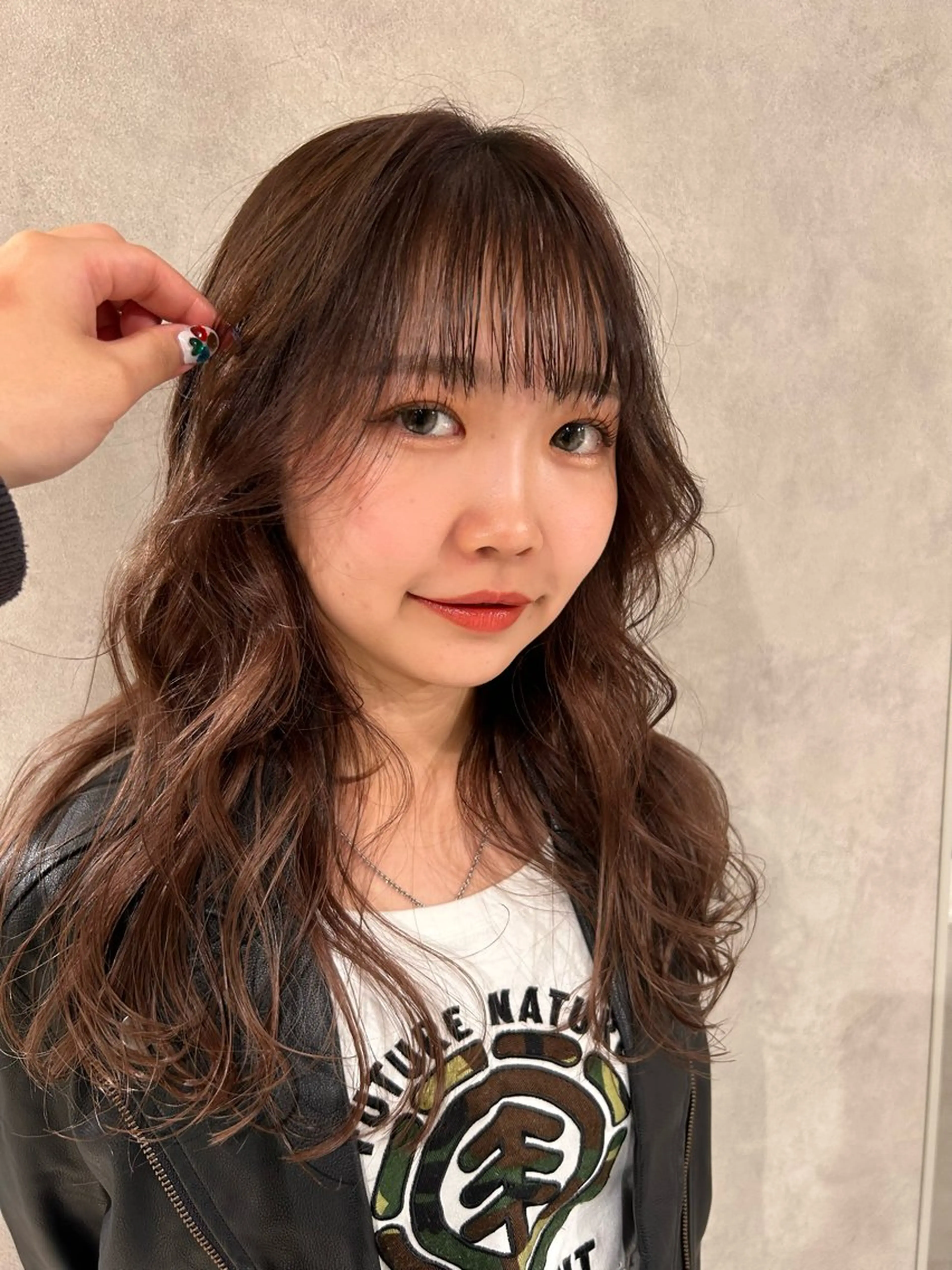 ミディアム カラー ayano🍒暖色 カラー/カーリーヘアのヘアスタイル