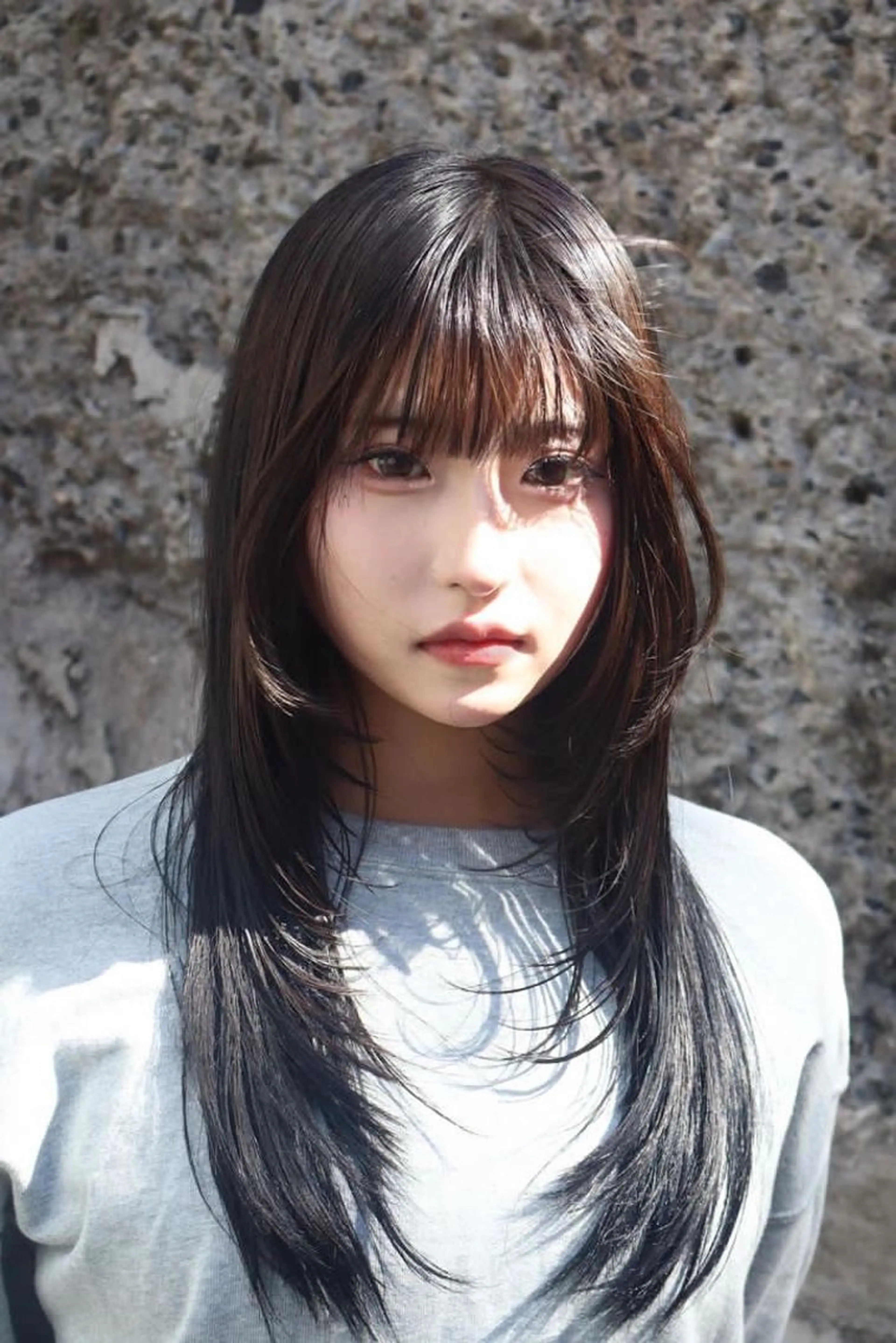 セミロング レイヤーカット /ハイトーンchaoのヘアスタイル