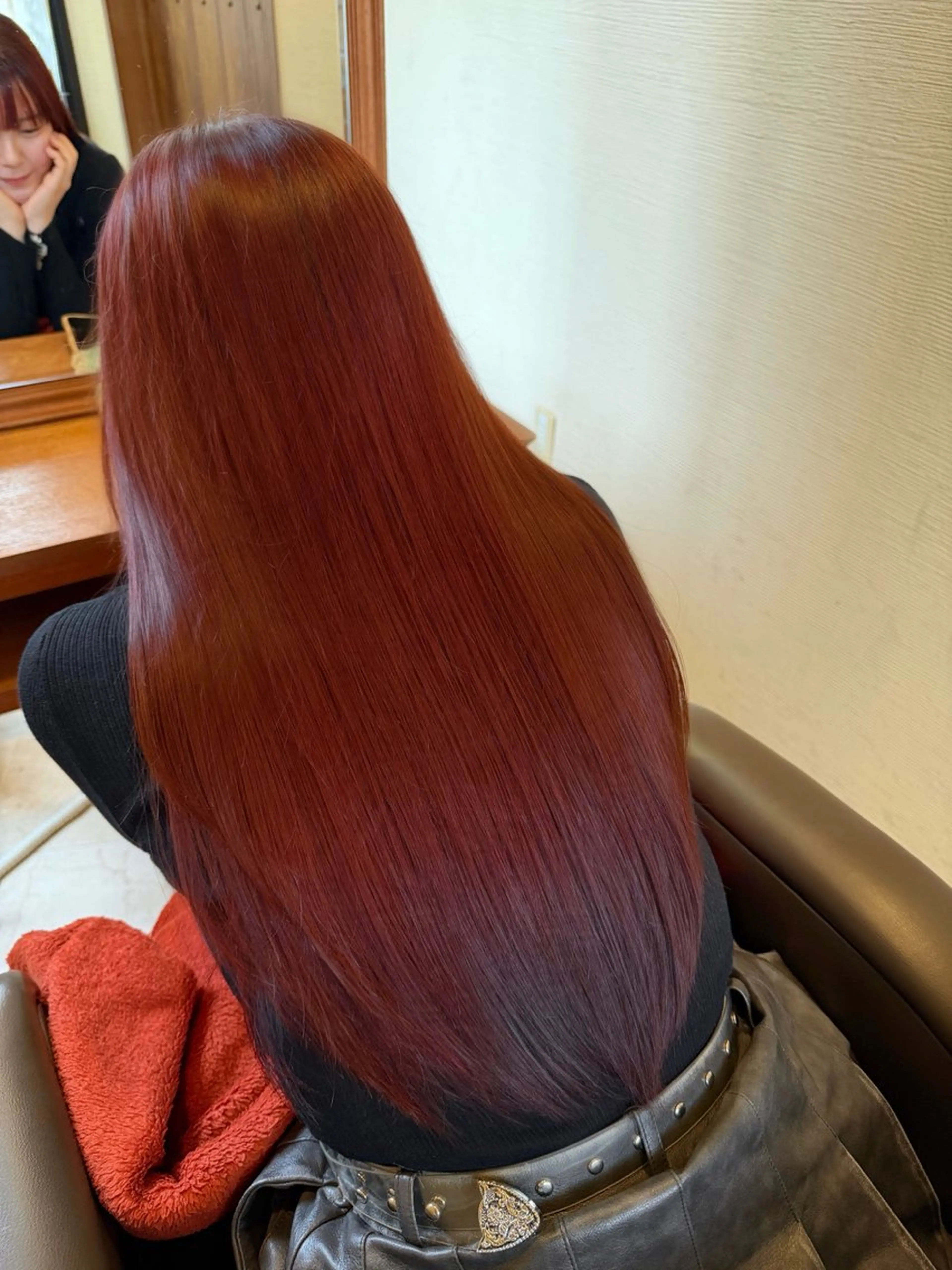 ❄️【支持率No.1艶カラー】暖色カラー+トリートメントの写真