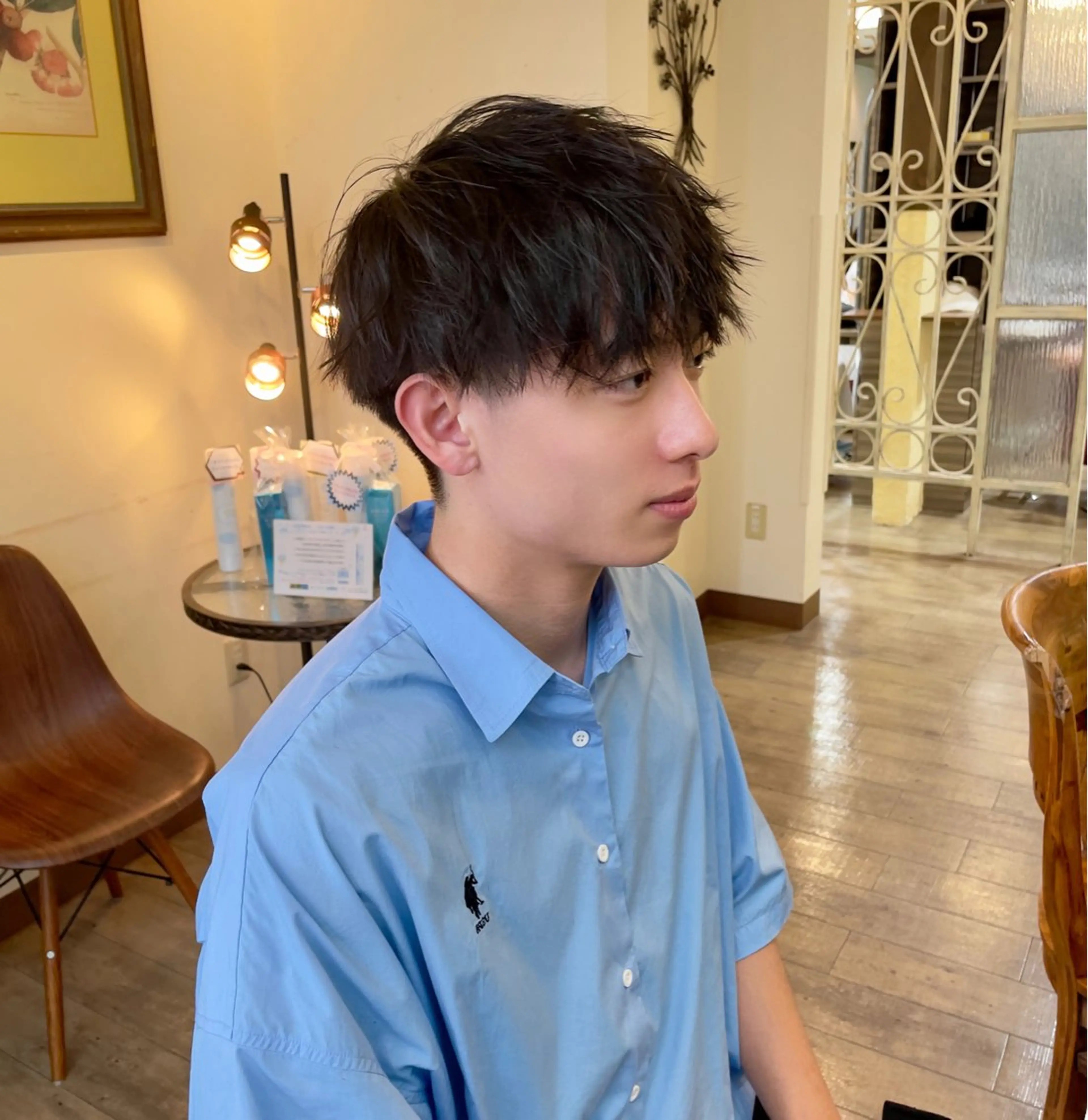 パーマ メンズ カット パーマ 一宮/ 矢島大樹のヘアスタイル