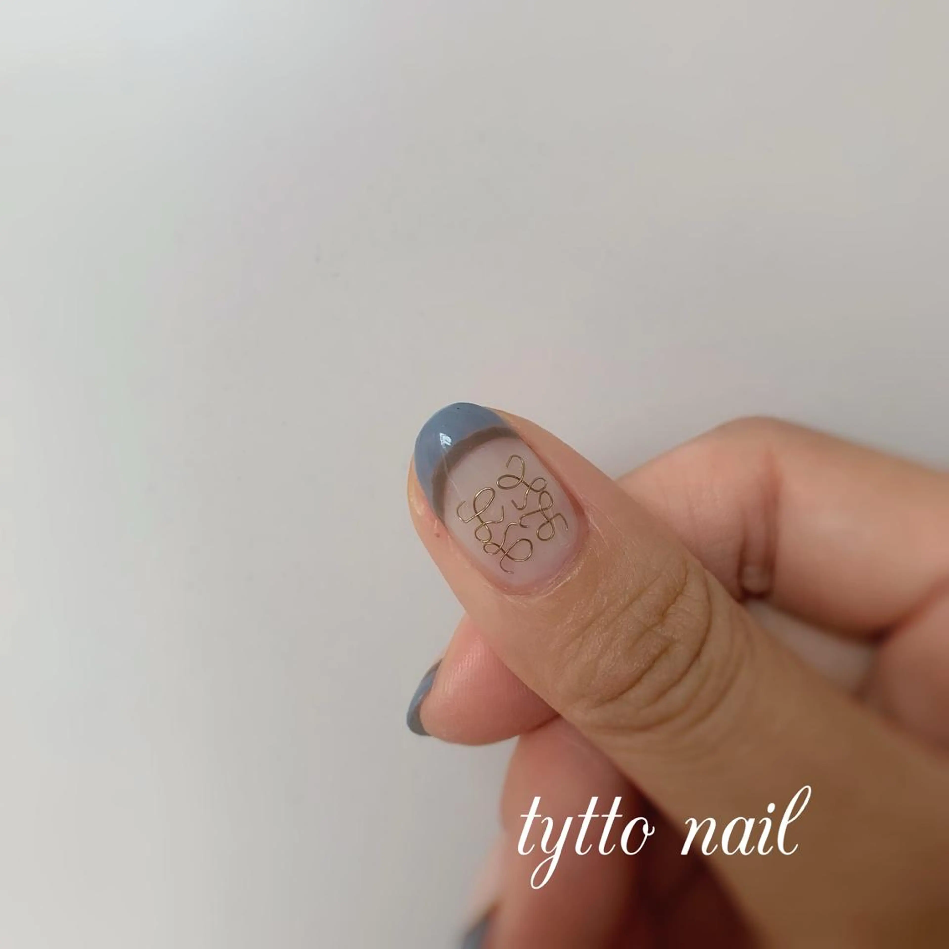 ネイル ダブルフレンチ フレンチネイル tytto nail ❤︎‪‪eri‪‪のネイルデザイン