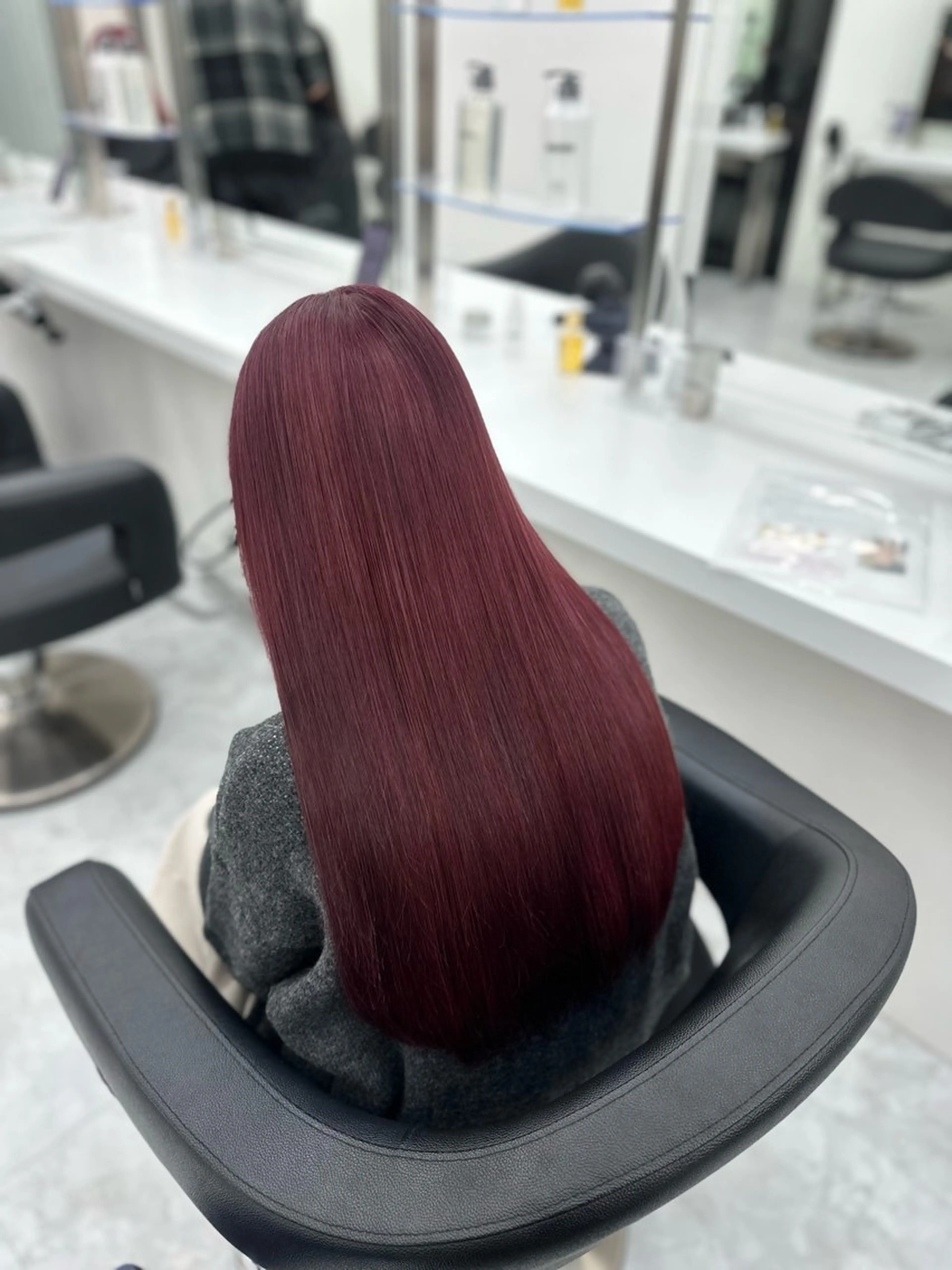 ロング ヘアカラー トリートメント ヘッドスパ ヘアセット rio🧚🏻‍♀️ 暖色/グレージュのヘアスタイル