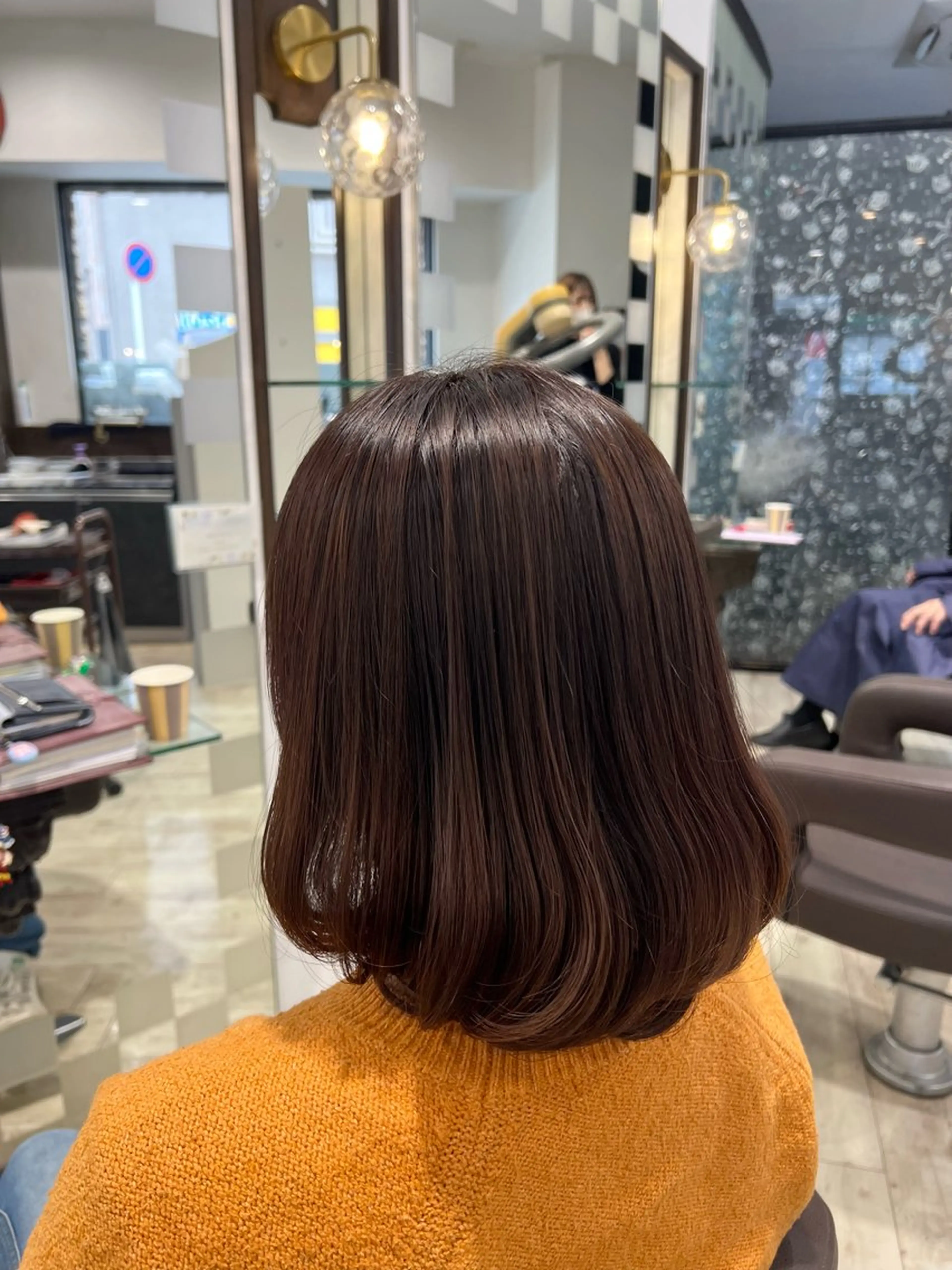 ミディアム カラー kataoka ryotaのヘアスタイル