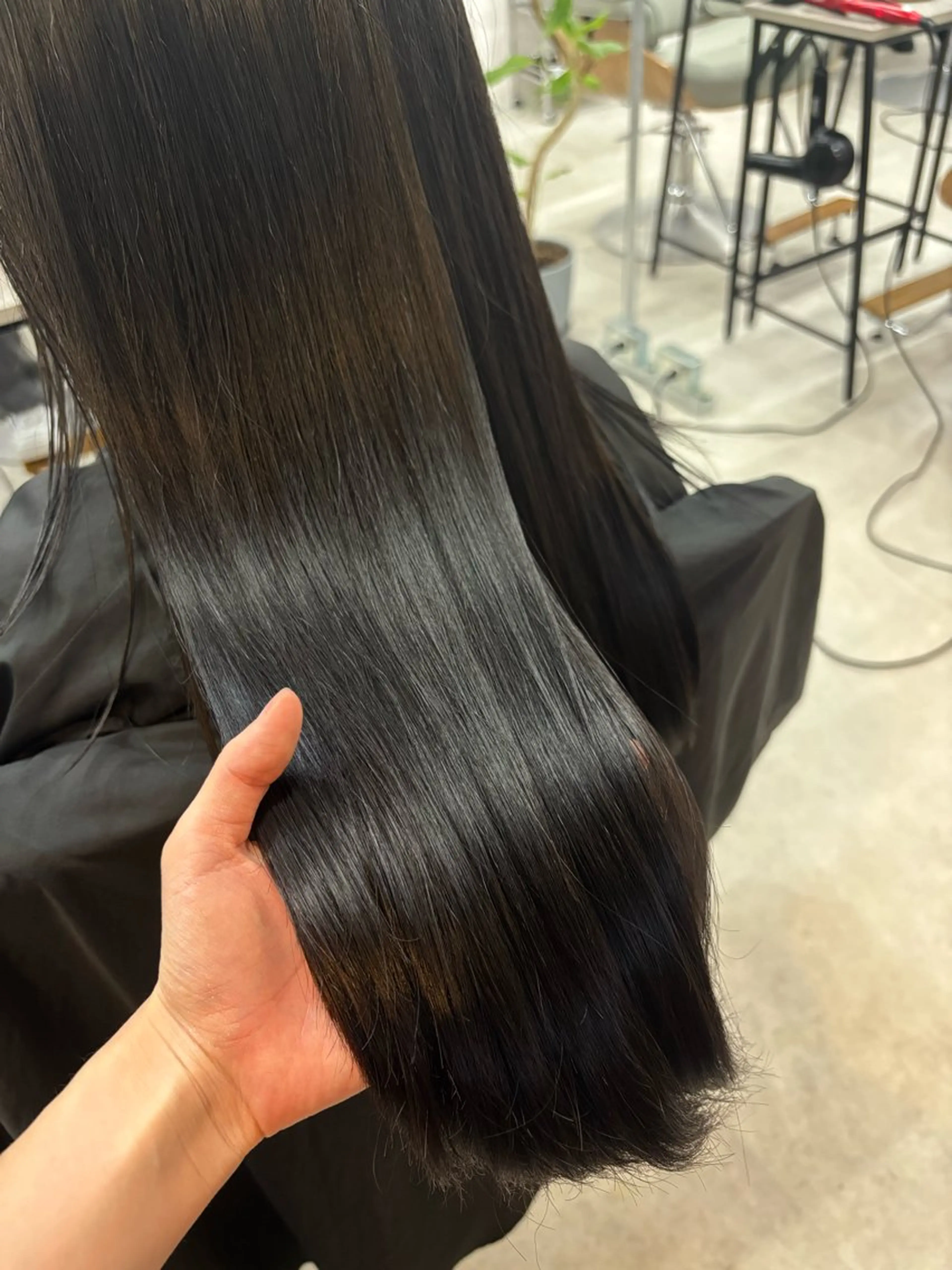 ロング カラー 黒髪 カット ヘアカラー トリートメント JESTER烏丸御池店所属・髪質改善/ブリーチ /烏丸/suzunoのヘアスタイル