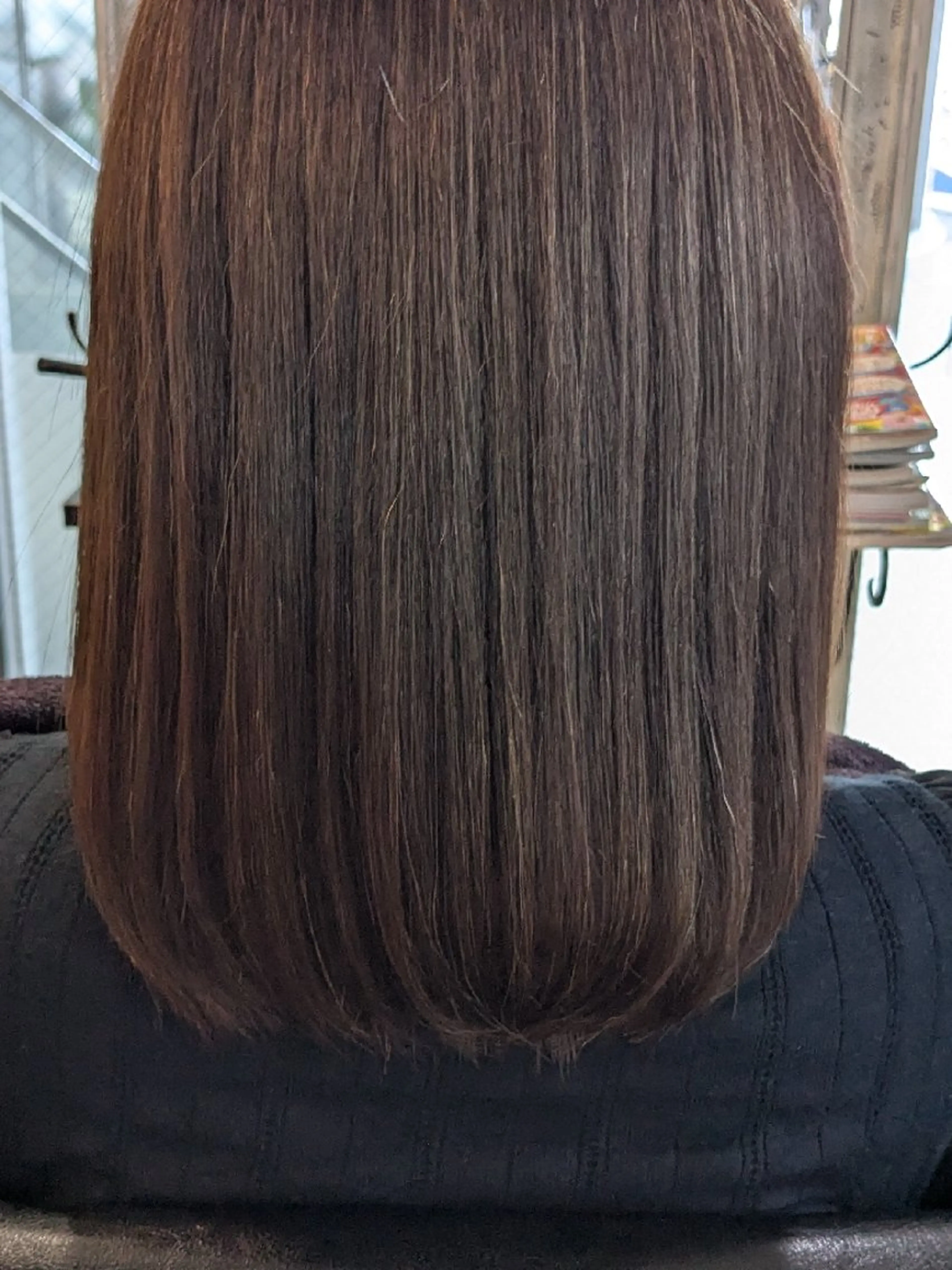 ミディアム ボブ roots hair design 【ルーツヘアデザイン】所属・【艶髪　縮毛矯正】 松原　勇気のヘアスタイル