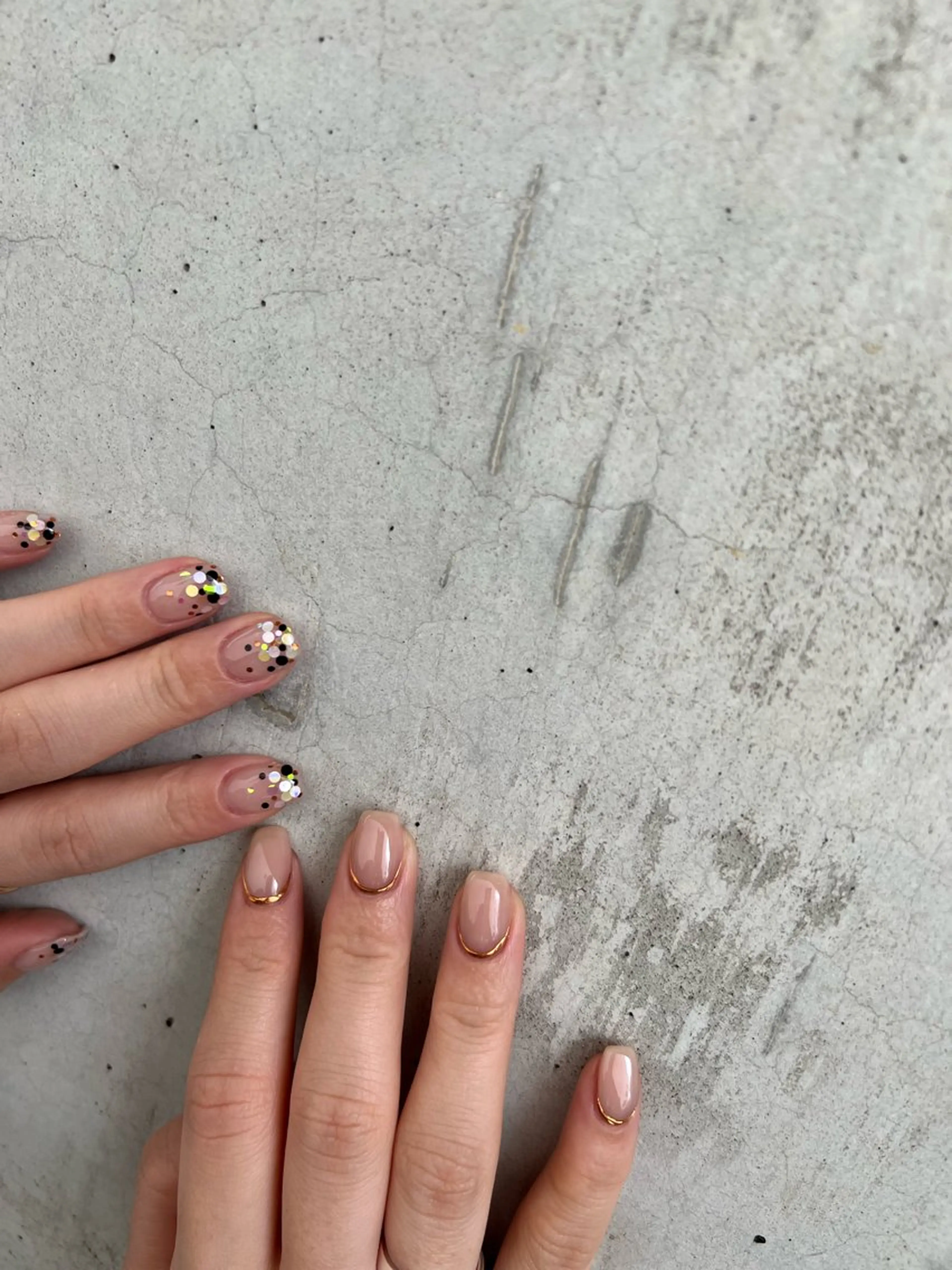 ネイル 持ち込み ニュアンスネイル Charme. NOBUKOのネイルデザイン