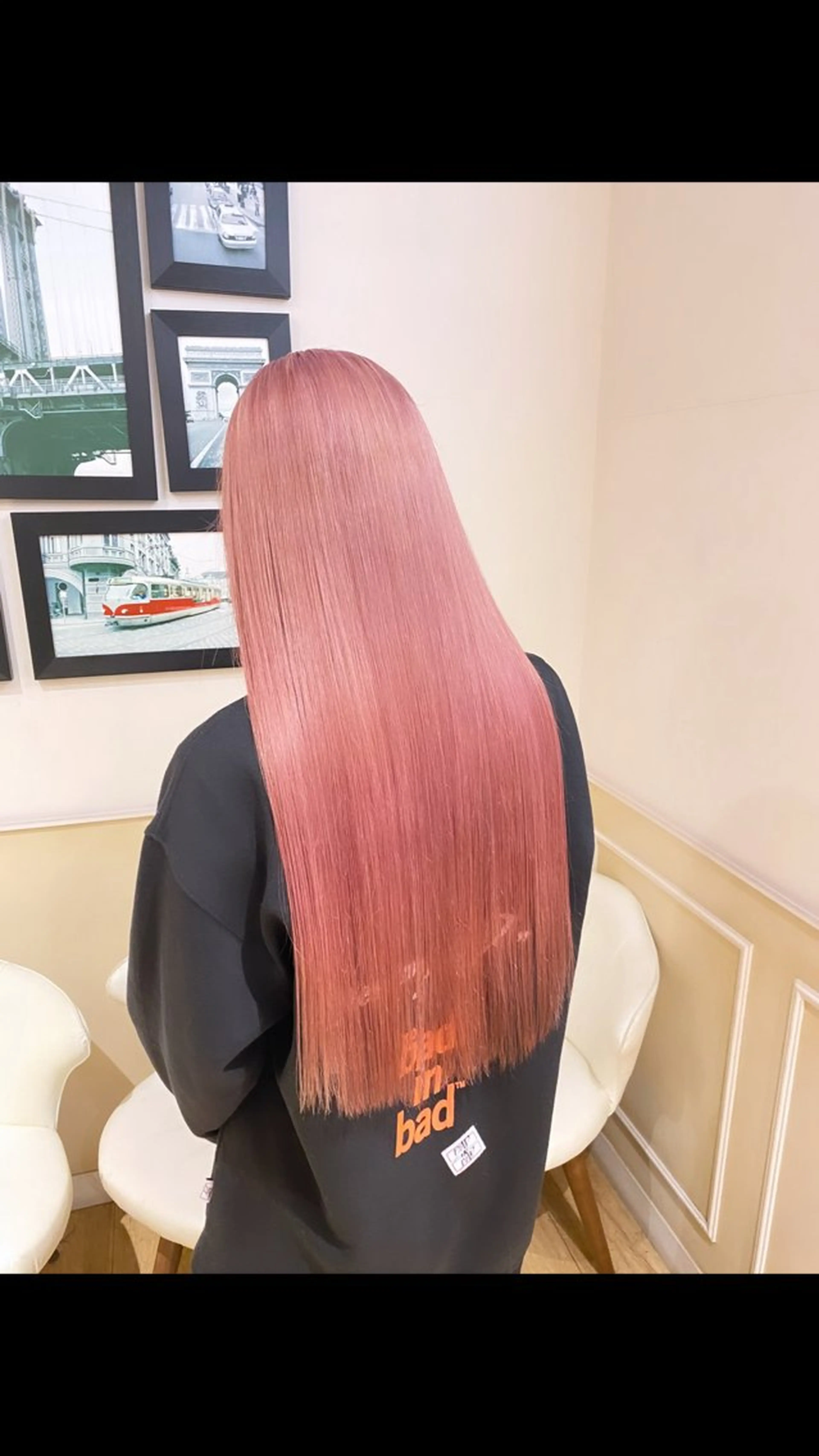 セミロング カラー バレイヤージュ ハイライトカラー ハイライト レイヤーカット 当日予約可能です！ 宜しくお願いします！のヘアスタイル