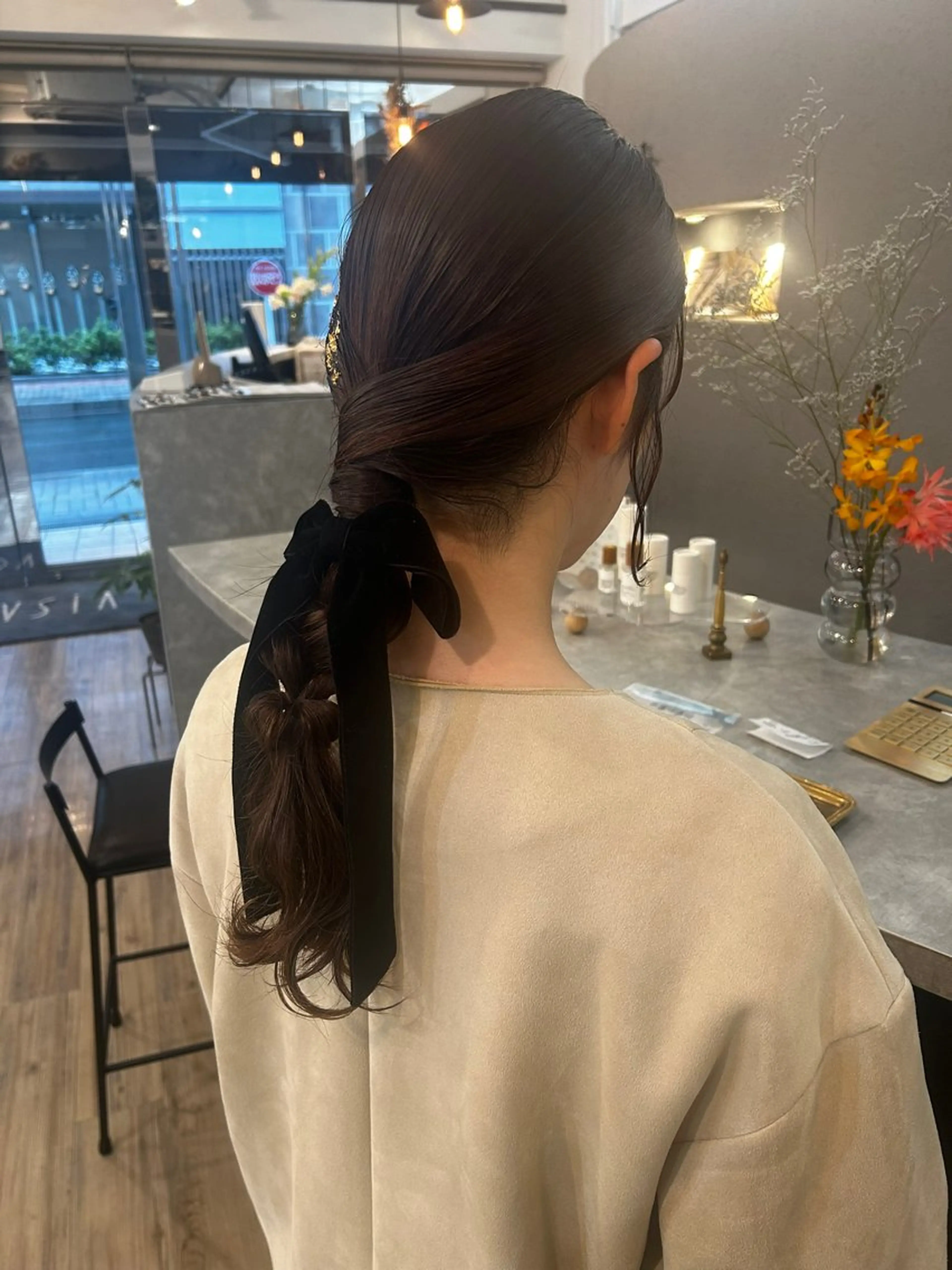 ヘアアレンジ ヘアセット 🤍ハイトーン🤍 マツモトミナミ🦋のヘアスタイル