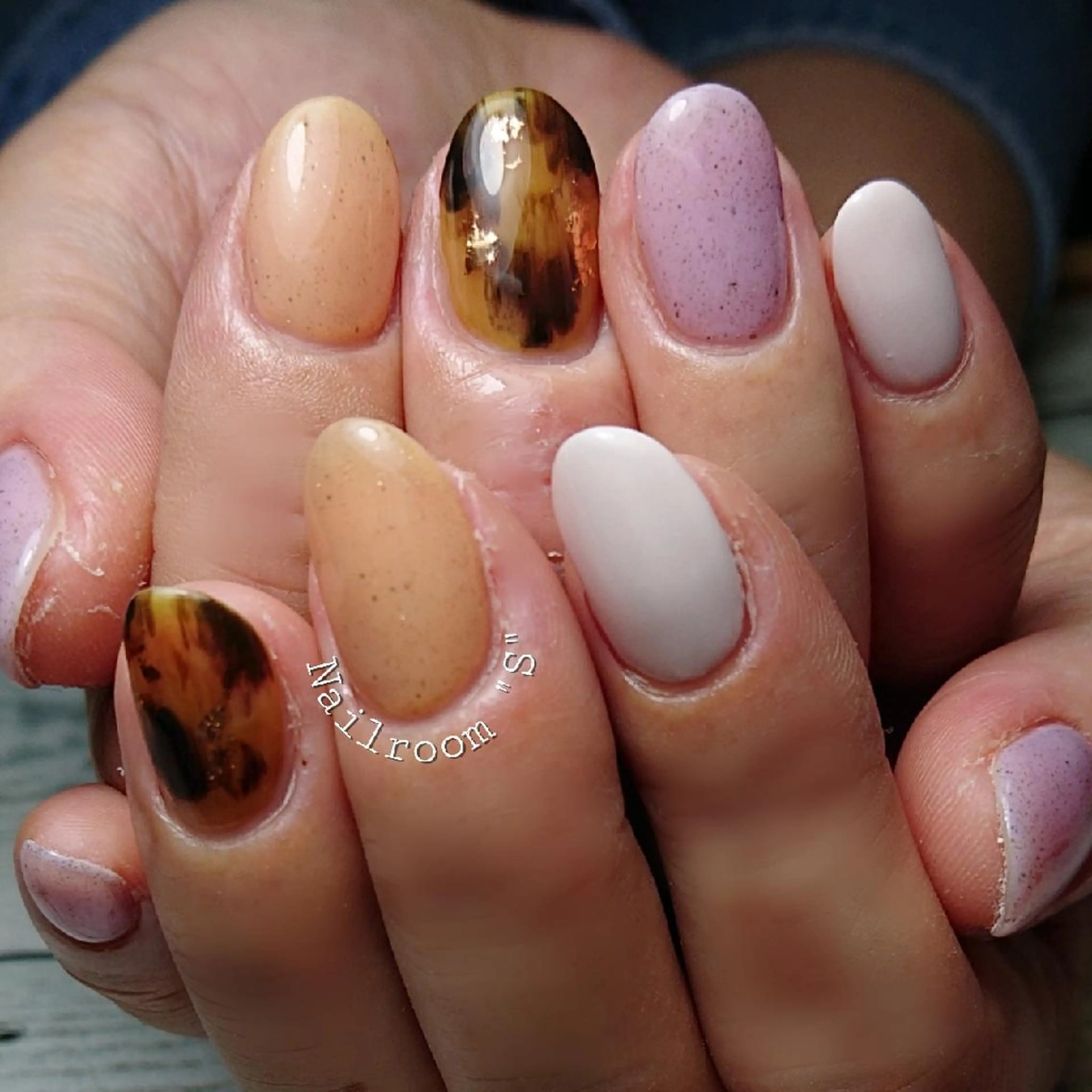 ネイル べっ甲ネイル ハロウィン Nail room  "S"  SAKAIのネイルデザイン