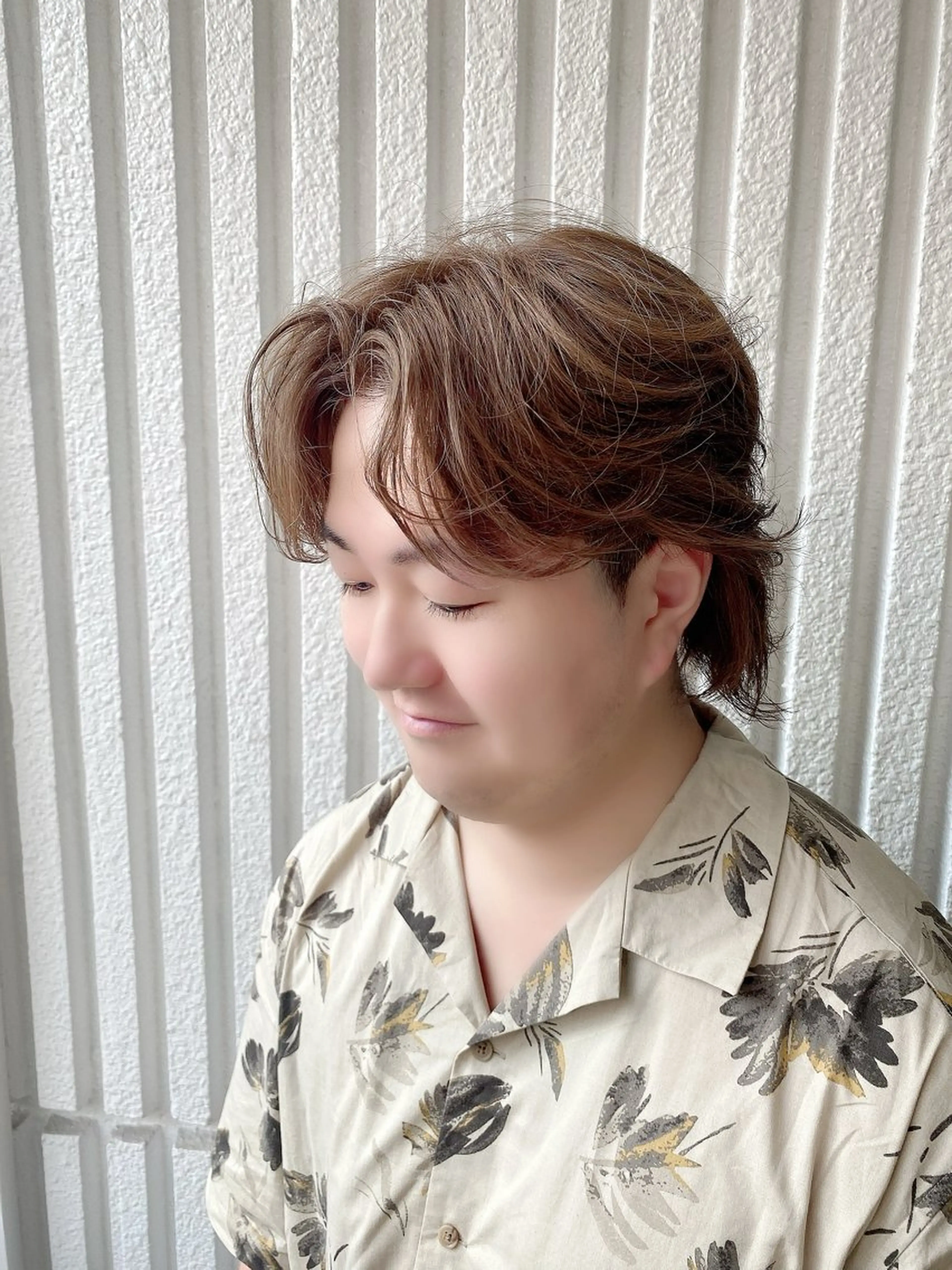 メンズカット＋ワンカラーの写真