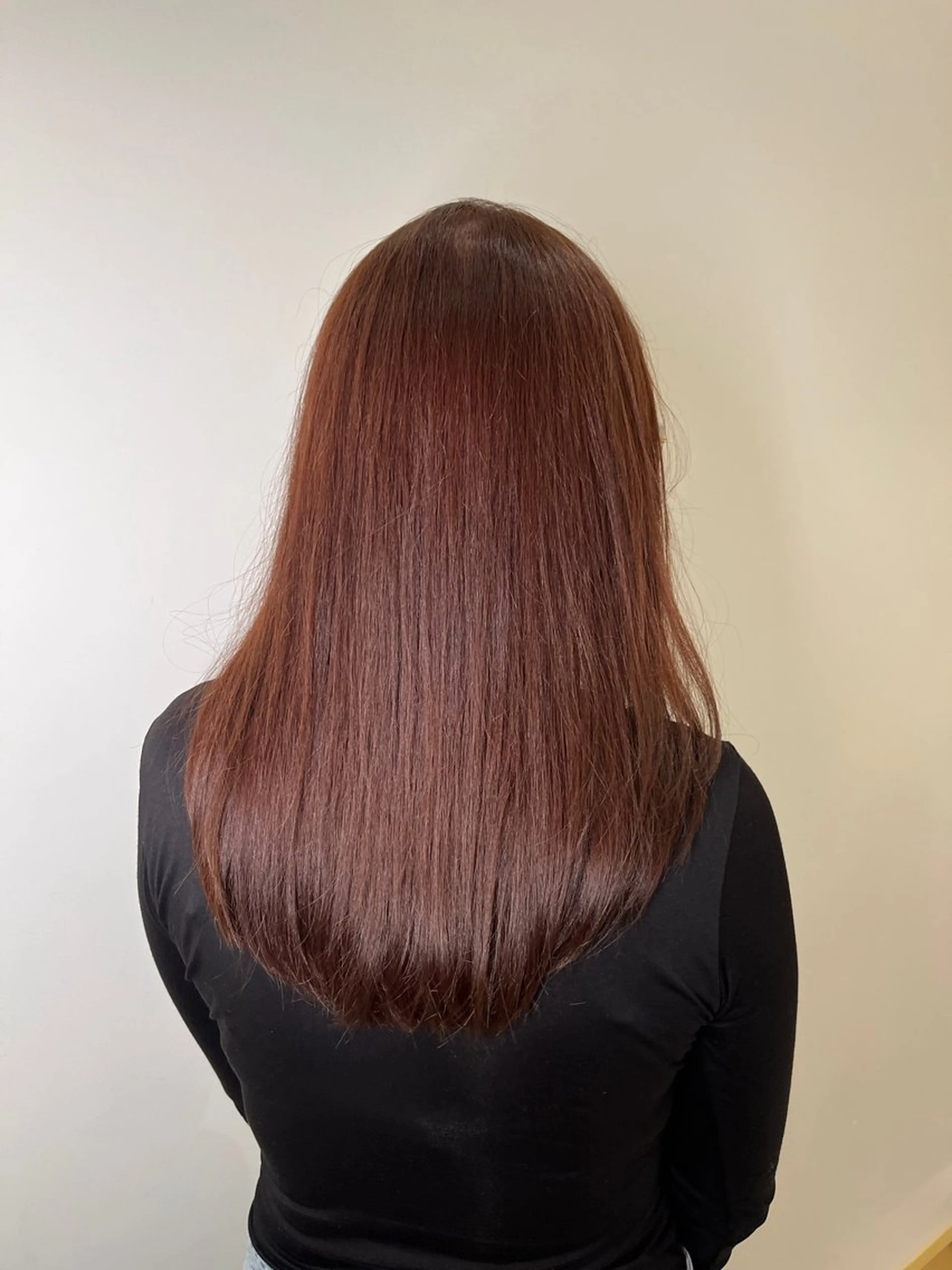 ロング カラー ブラウンカラー カット ヘアカラー hair salon lien所属・タブチ ヒナコのヘアスタイル