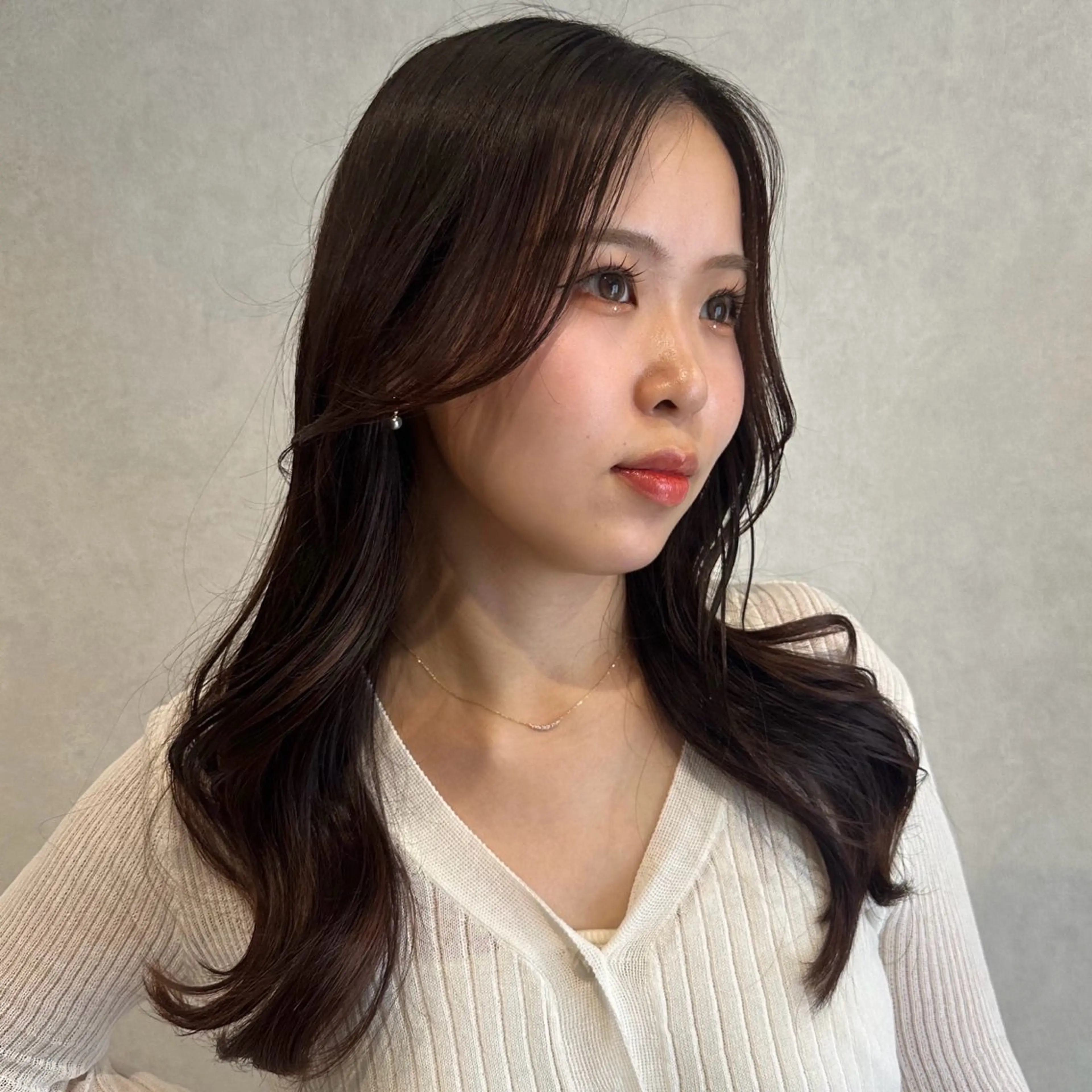 ロング カラー カット ヘアカラー トリートメント 柔らかいcolor ￤韓国￤🩰マユ🩰のヘアスタイル